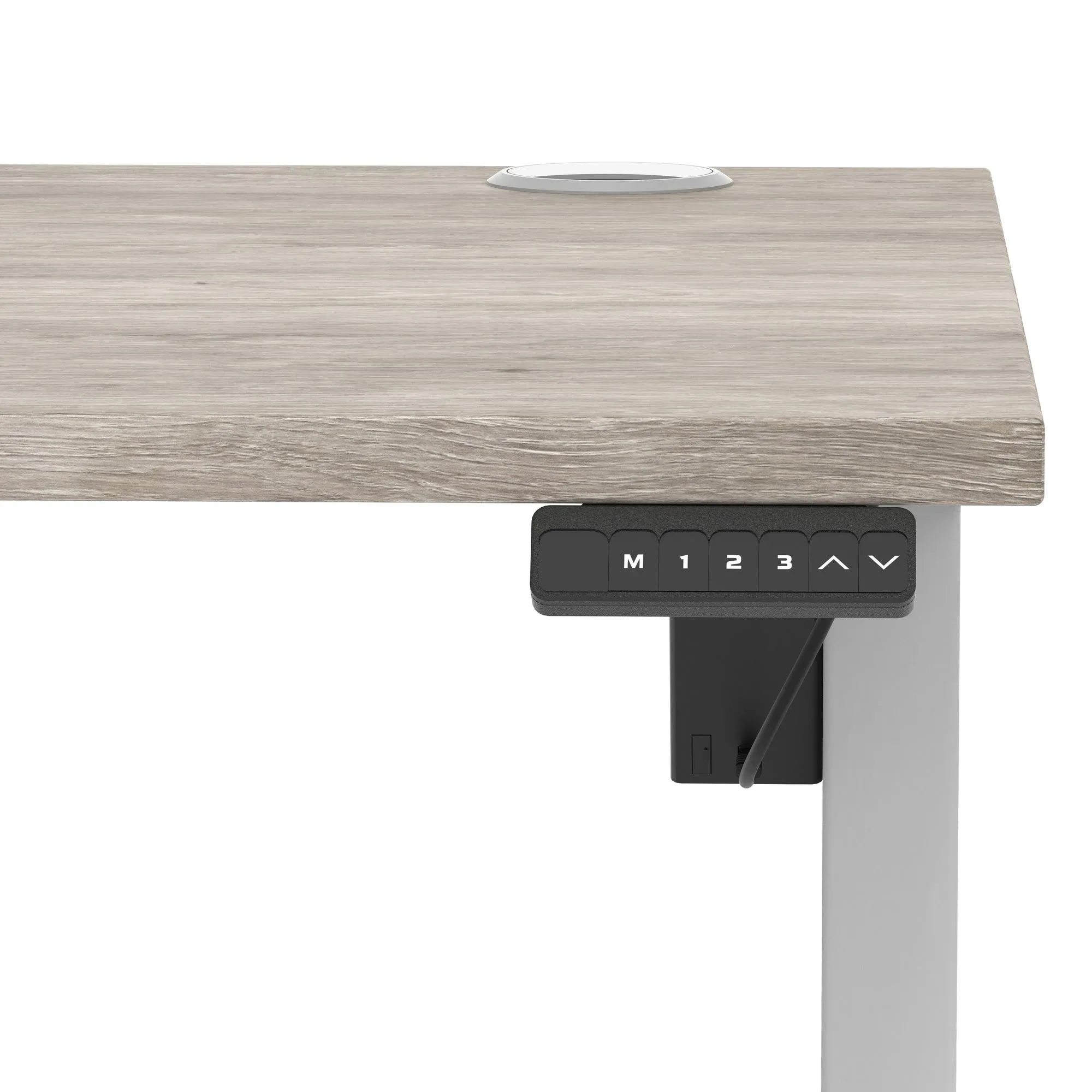 Air Lite Height Adjustable Desk With Cable Ports