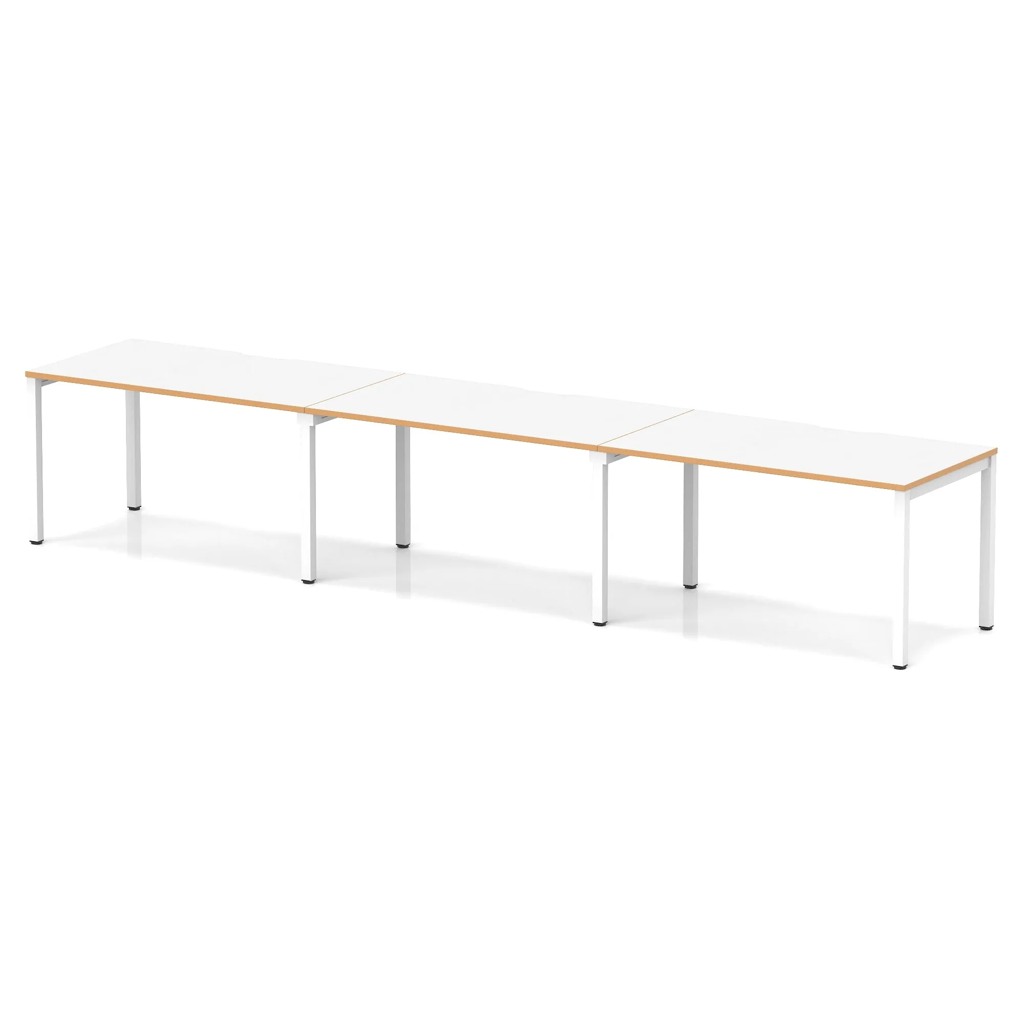 Evolve Plus Single Row Bench Desk - 3 Person