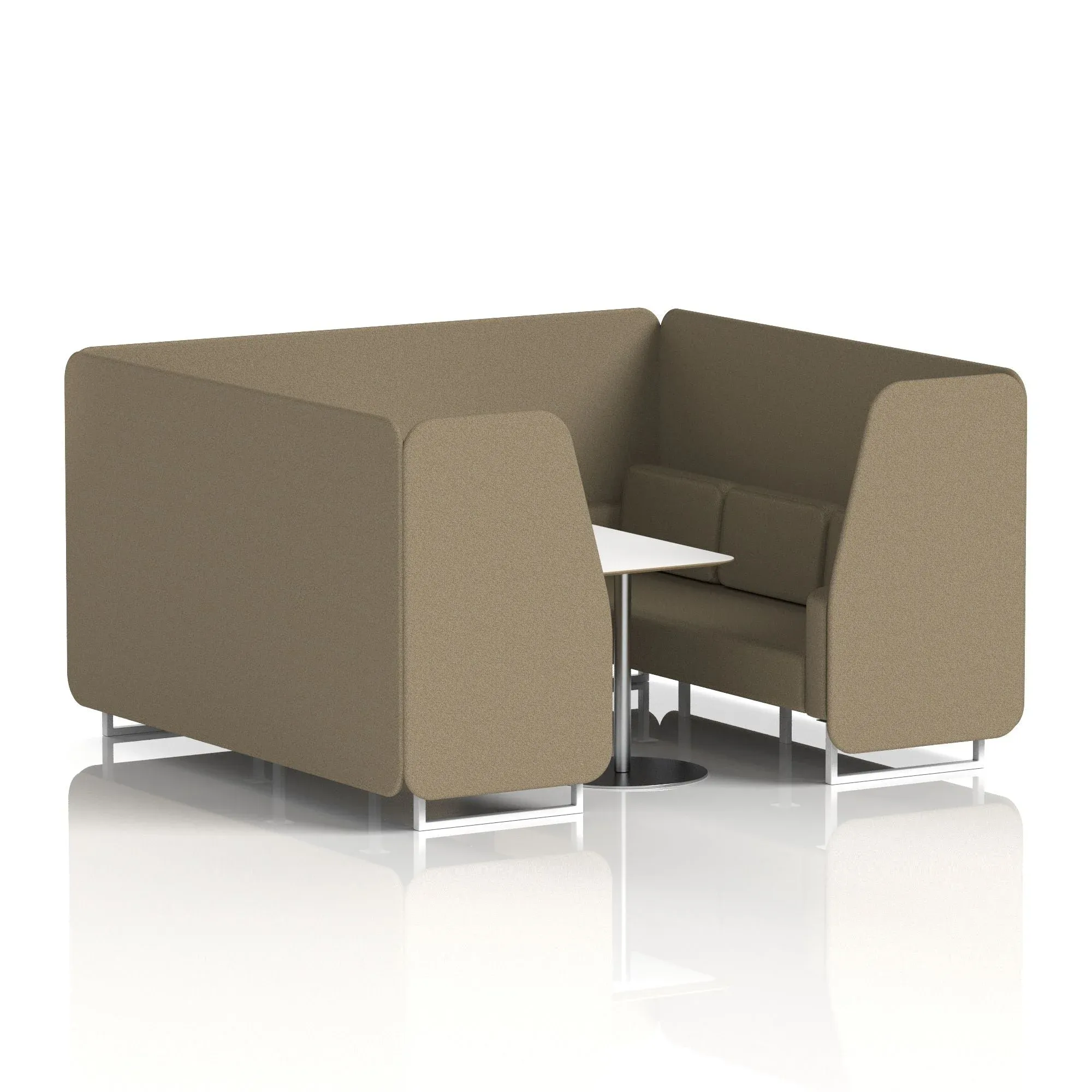 Brixworth Booth With White Table In Single Tone