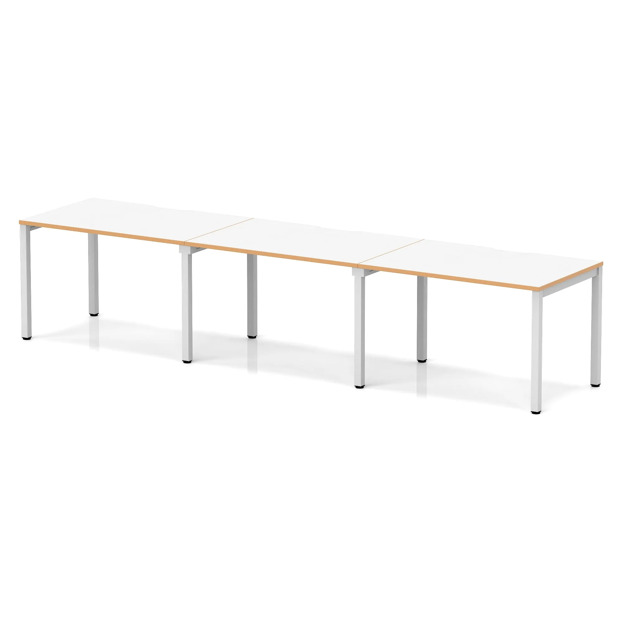 Evolve Plus Single Row Bench Desk - 3 Person
