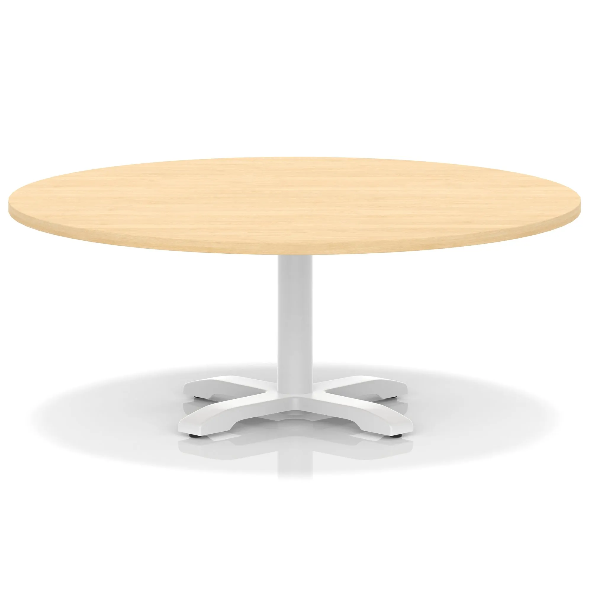 Italia Round Coffee Table With Cross Base