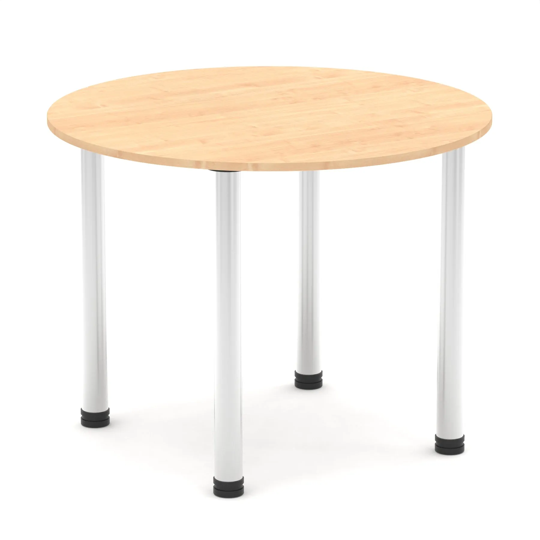 Impulse Round Table With Post Leg