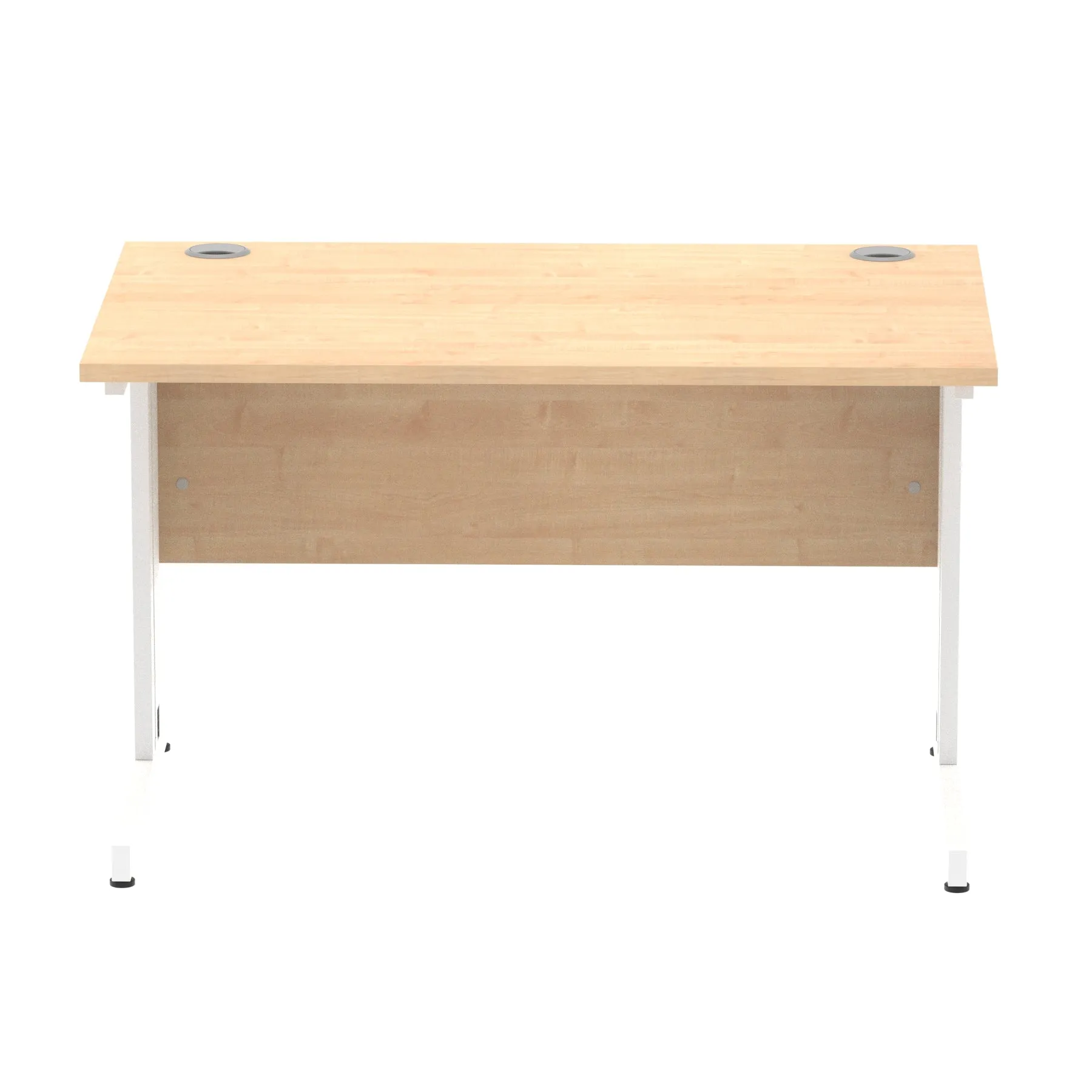 Impulse 1200mm Straight Desk Cable Managed Leg
