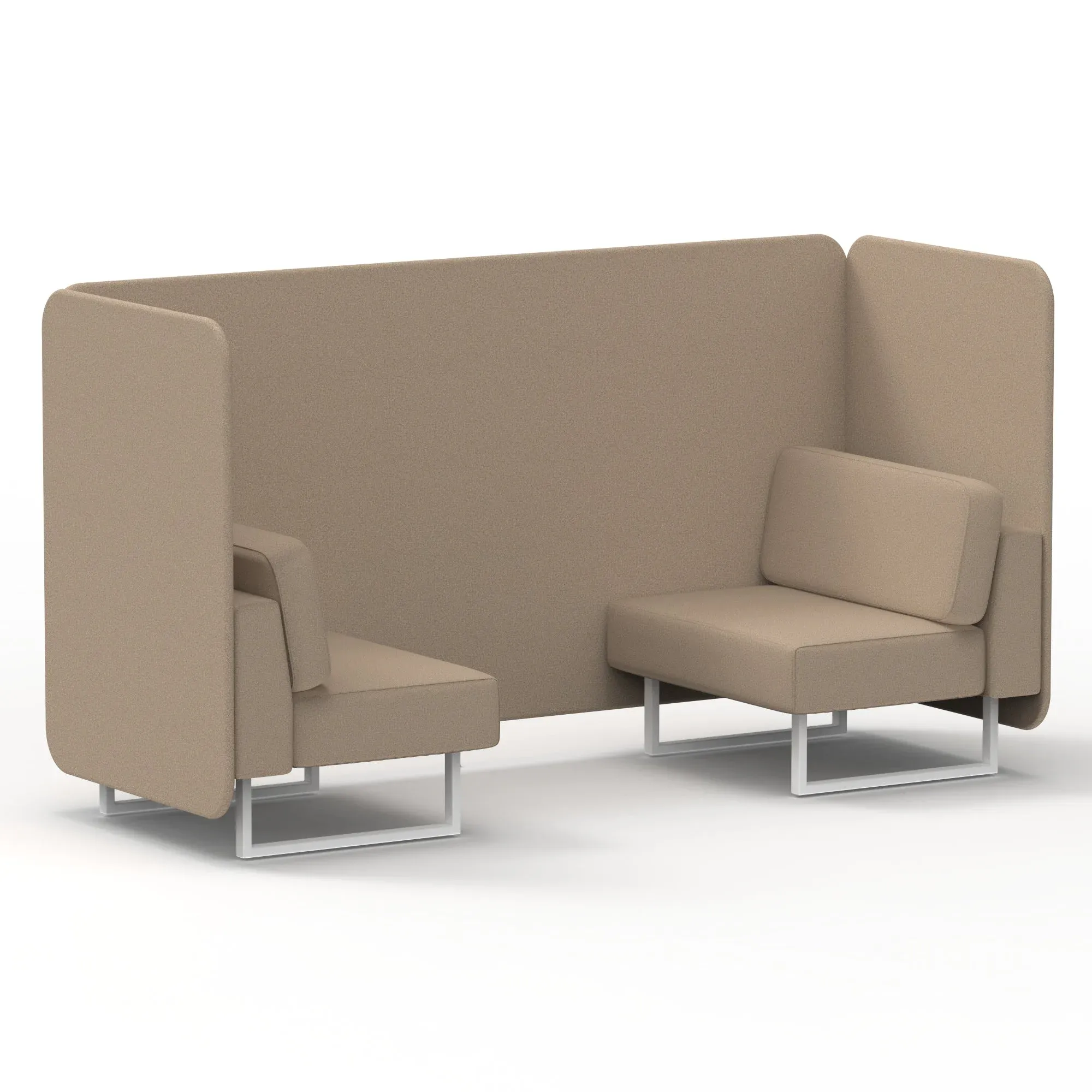 Brixworth Bench Booth in Single Tone