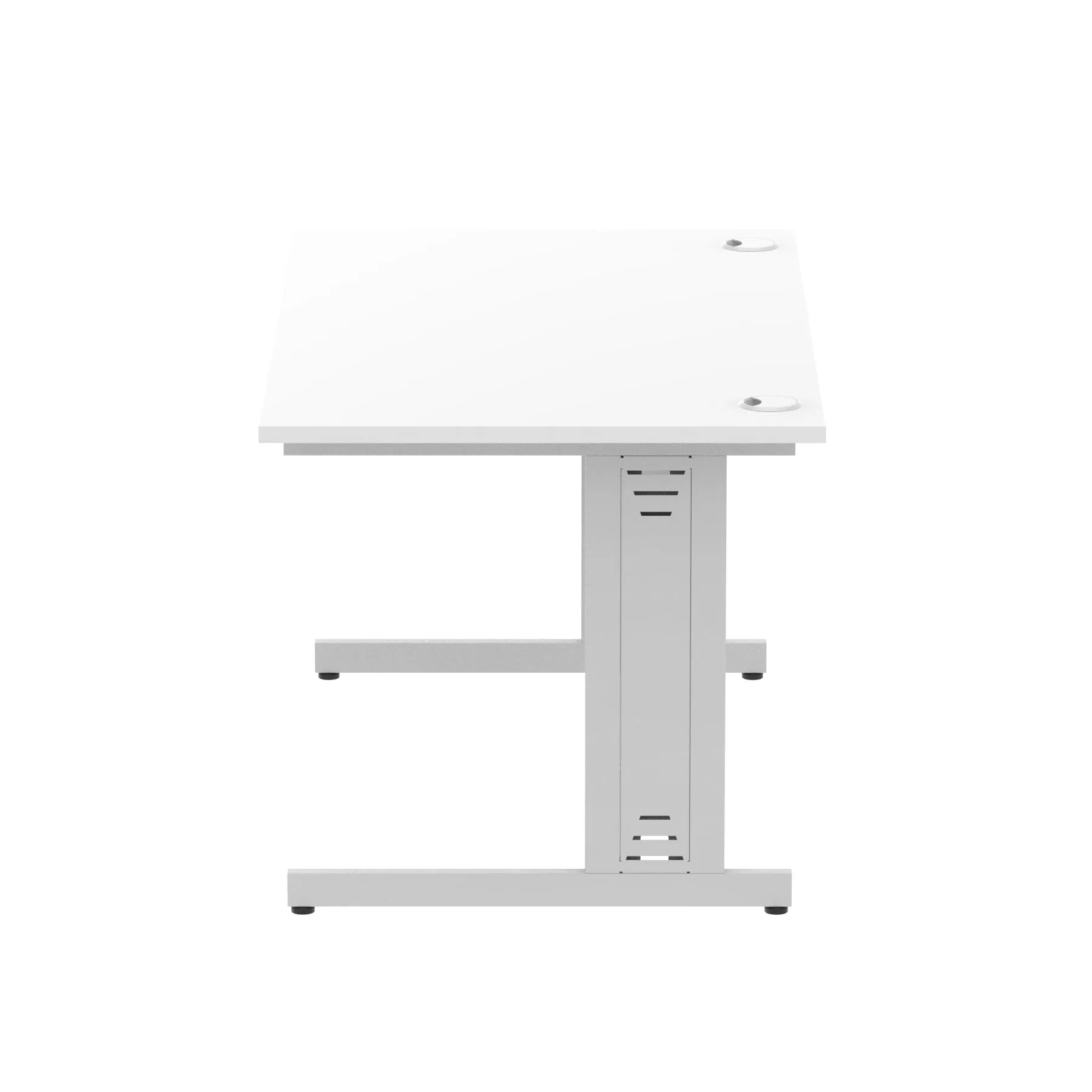 Impulse 1400mm Straight Desk Cable Managed Leg