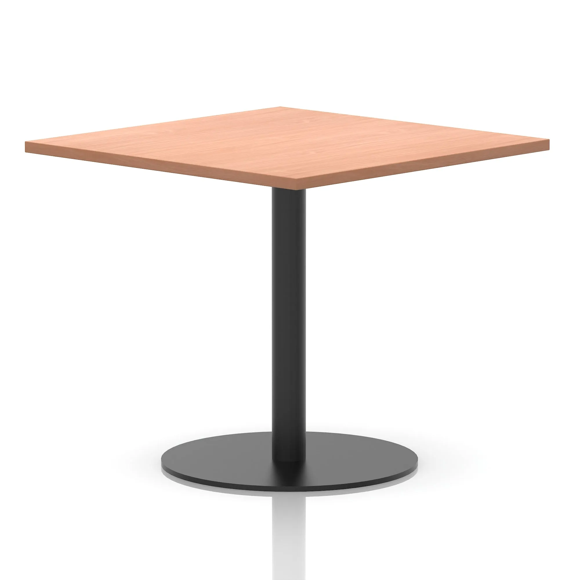 EE - Italia Square Poseur Table Black Leg