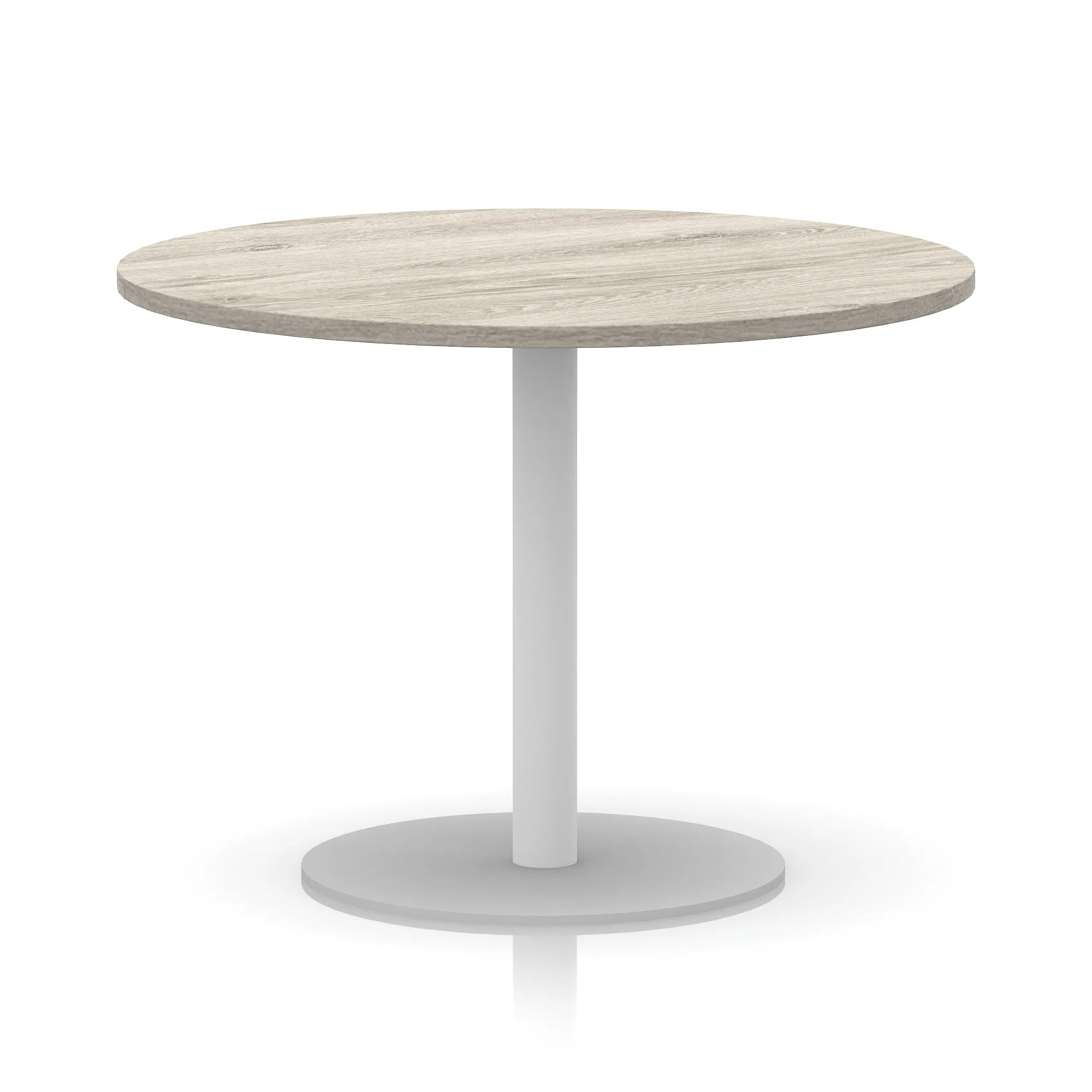 EE - Italia Round Poseur Table White Leg