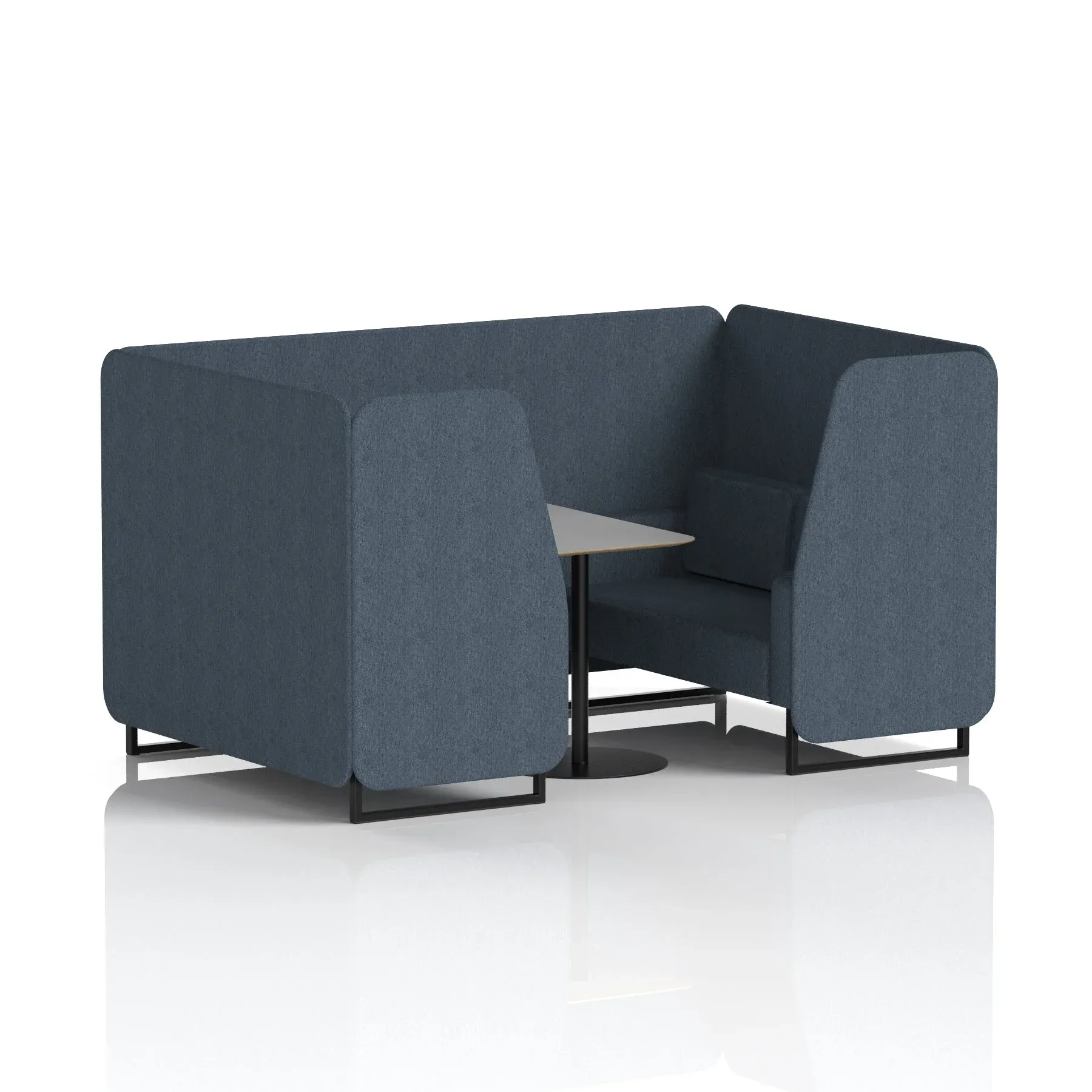 EE - Brixworth Booth With Grey Table In Single Tone