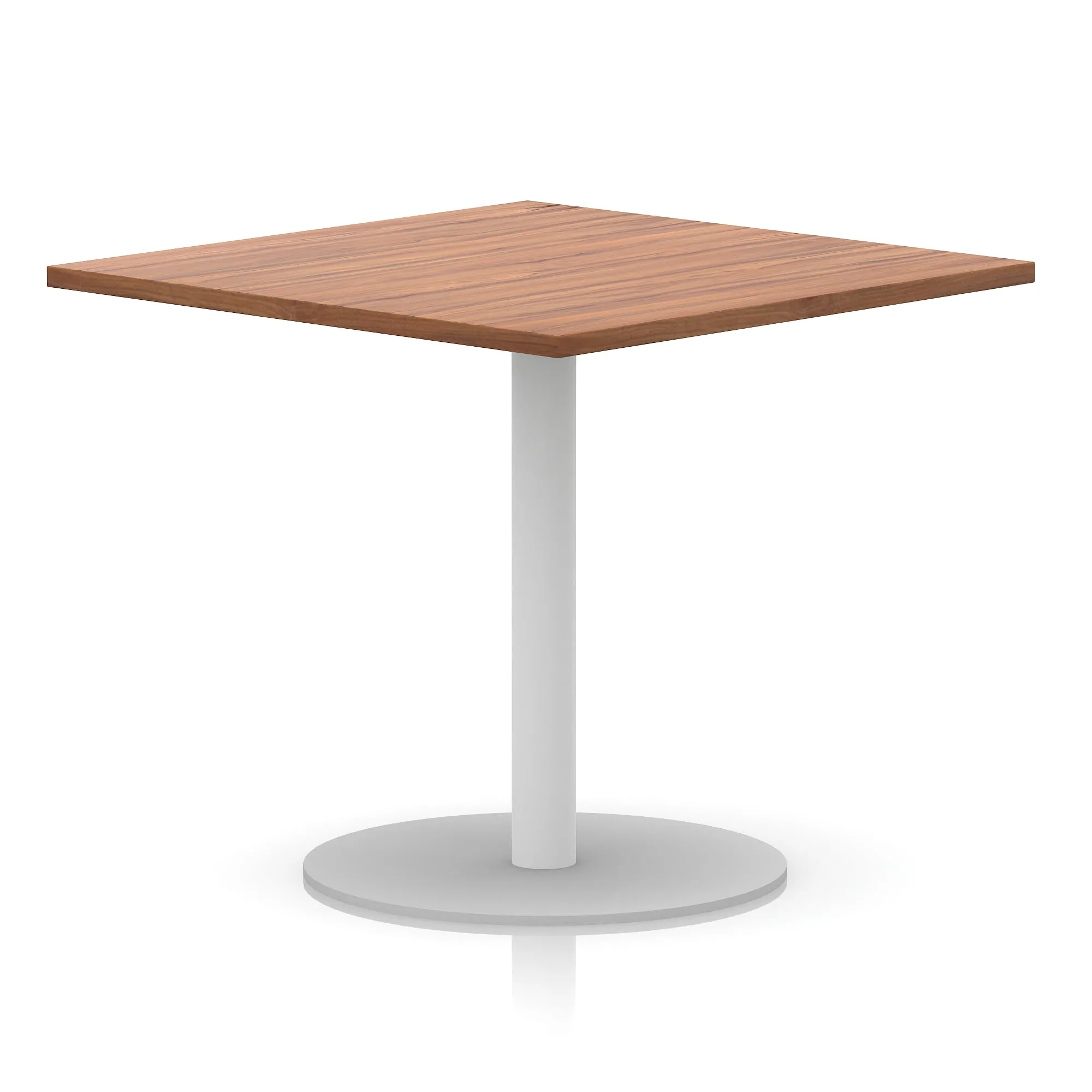 EE - Italia Square Poseur Table White Leg