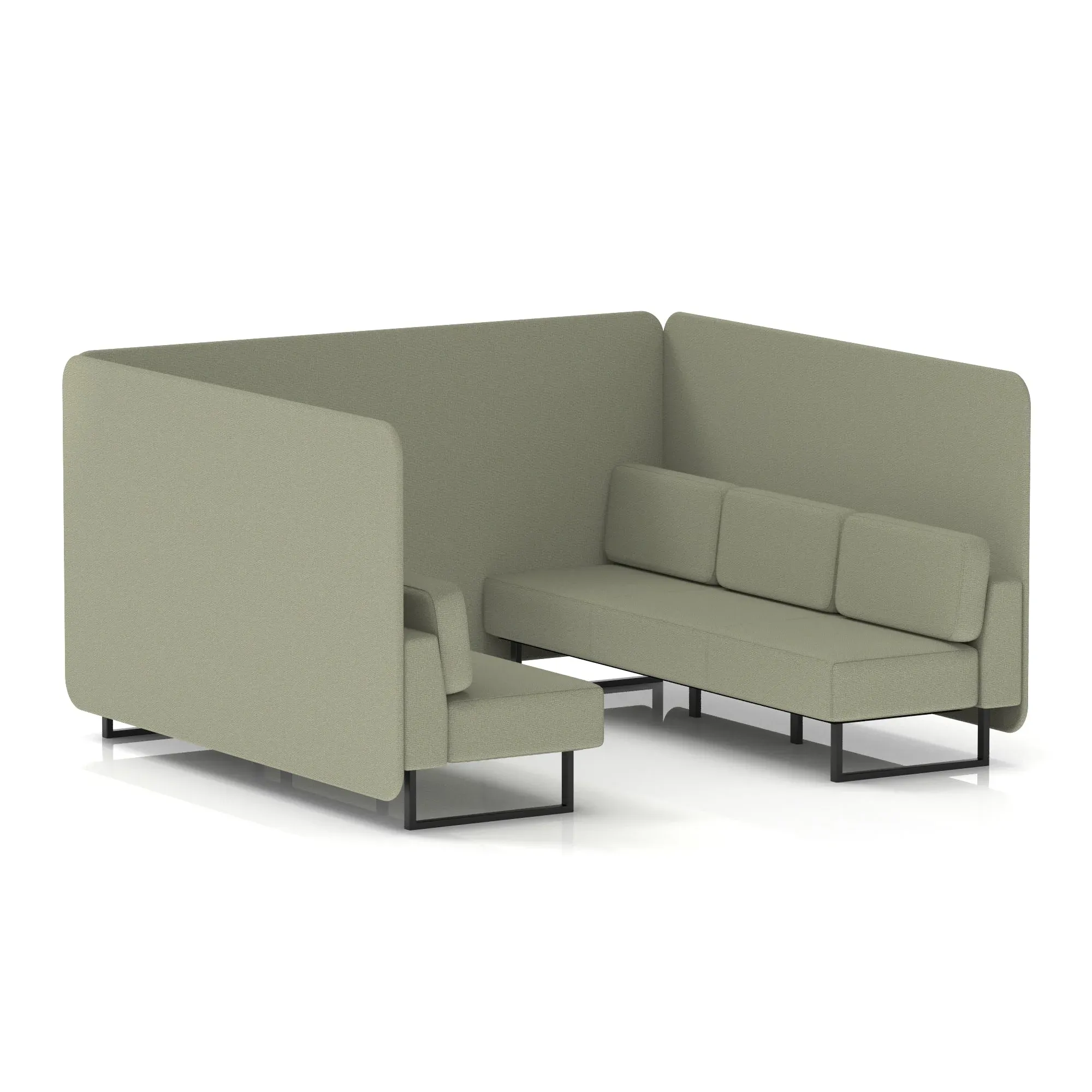 Brixworth Bench Booth in Single Tone