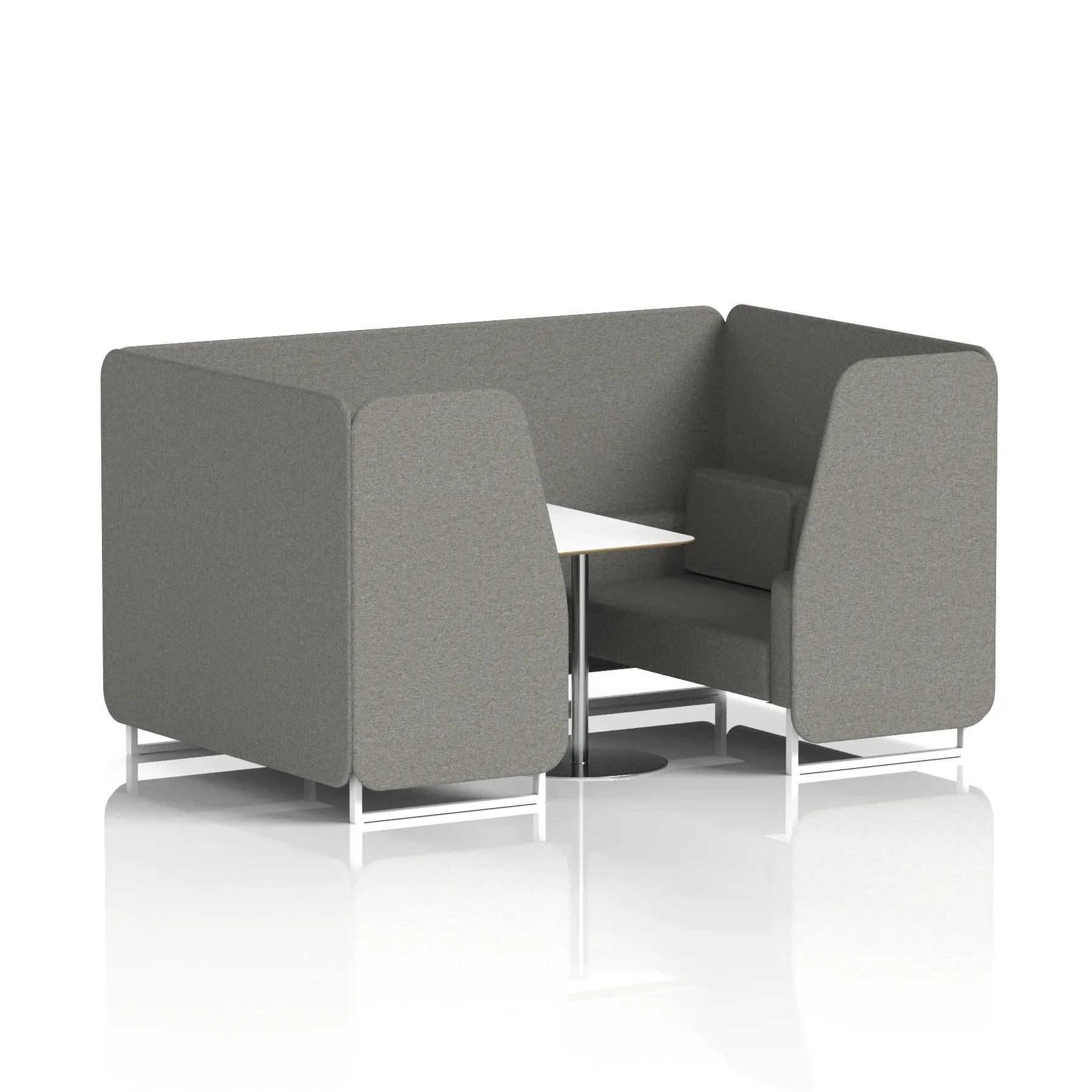 Brixworth Booth With White Table In Single Tone