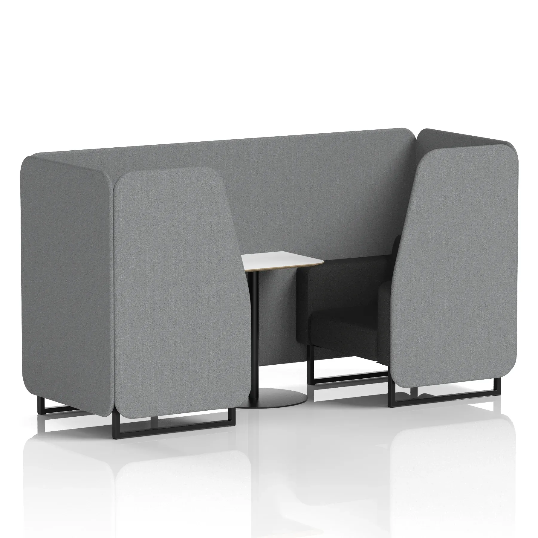 Brixworth Booth With White Table In Two Tone