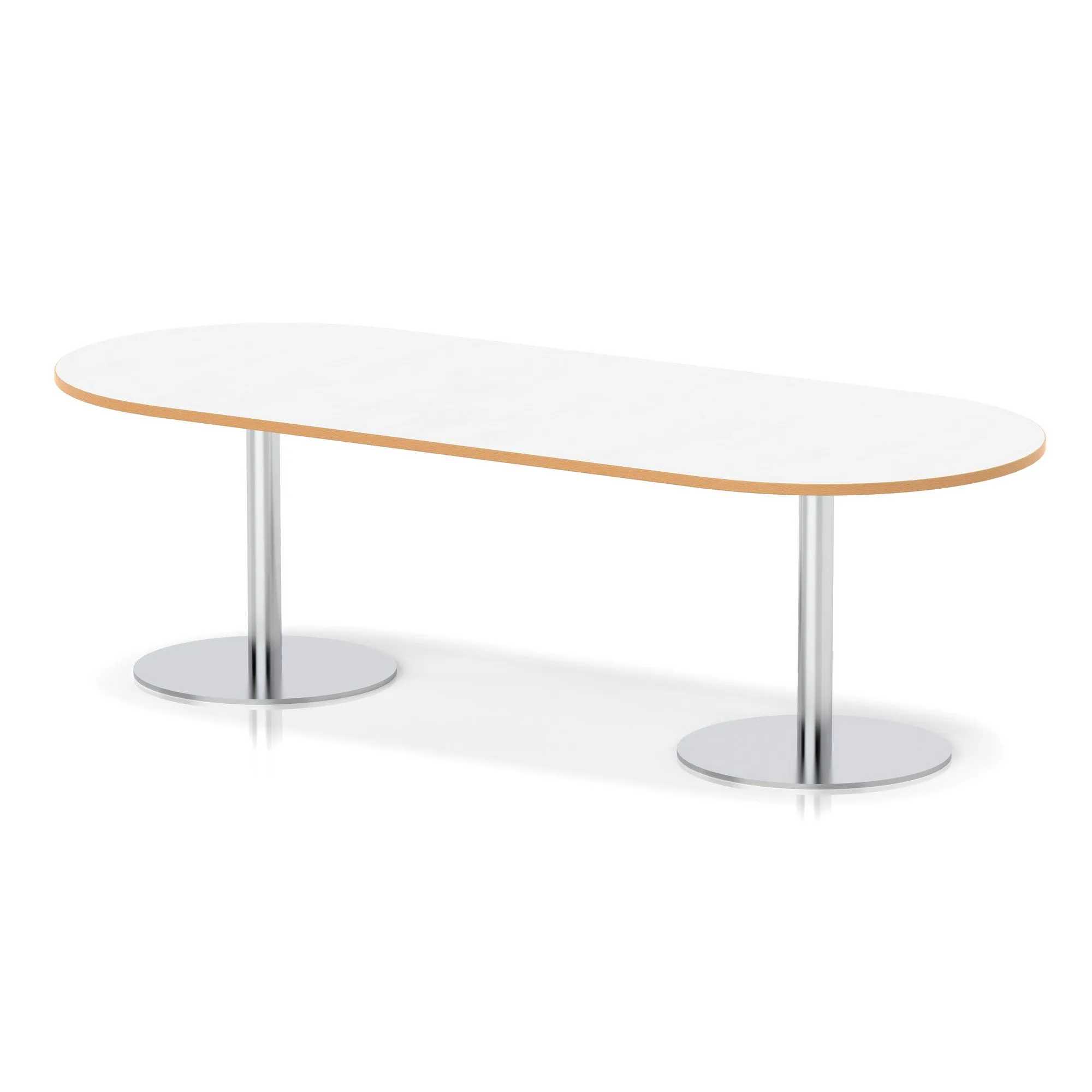 Italia Boardroom Table Silver Leg
