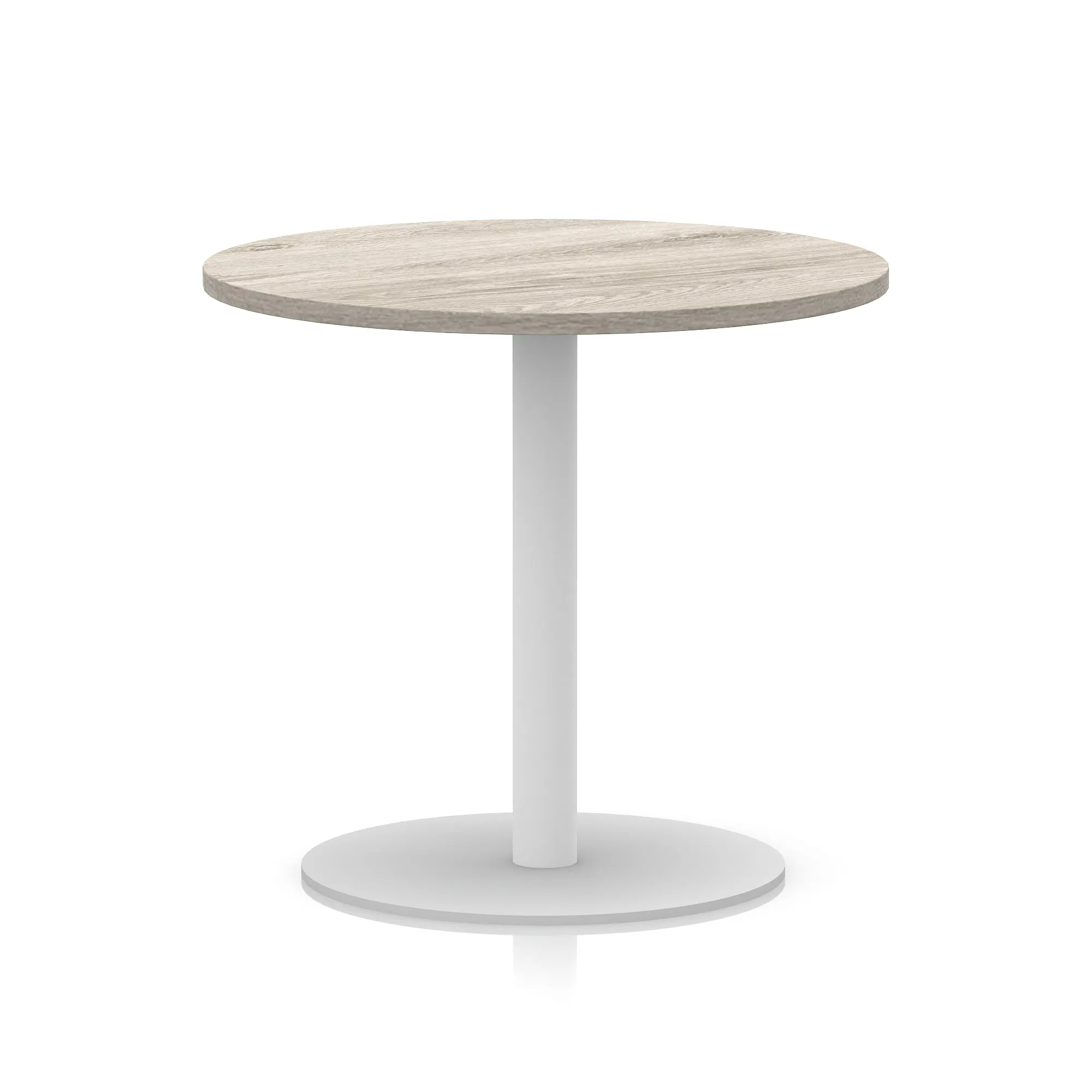 EE - Italia Round Poseur Table White Leg