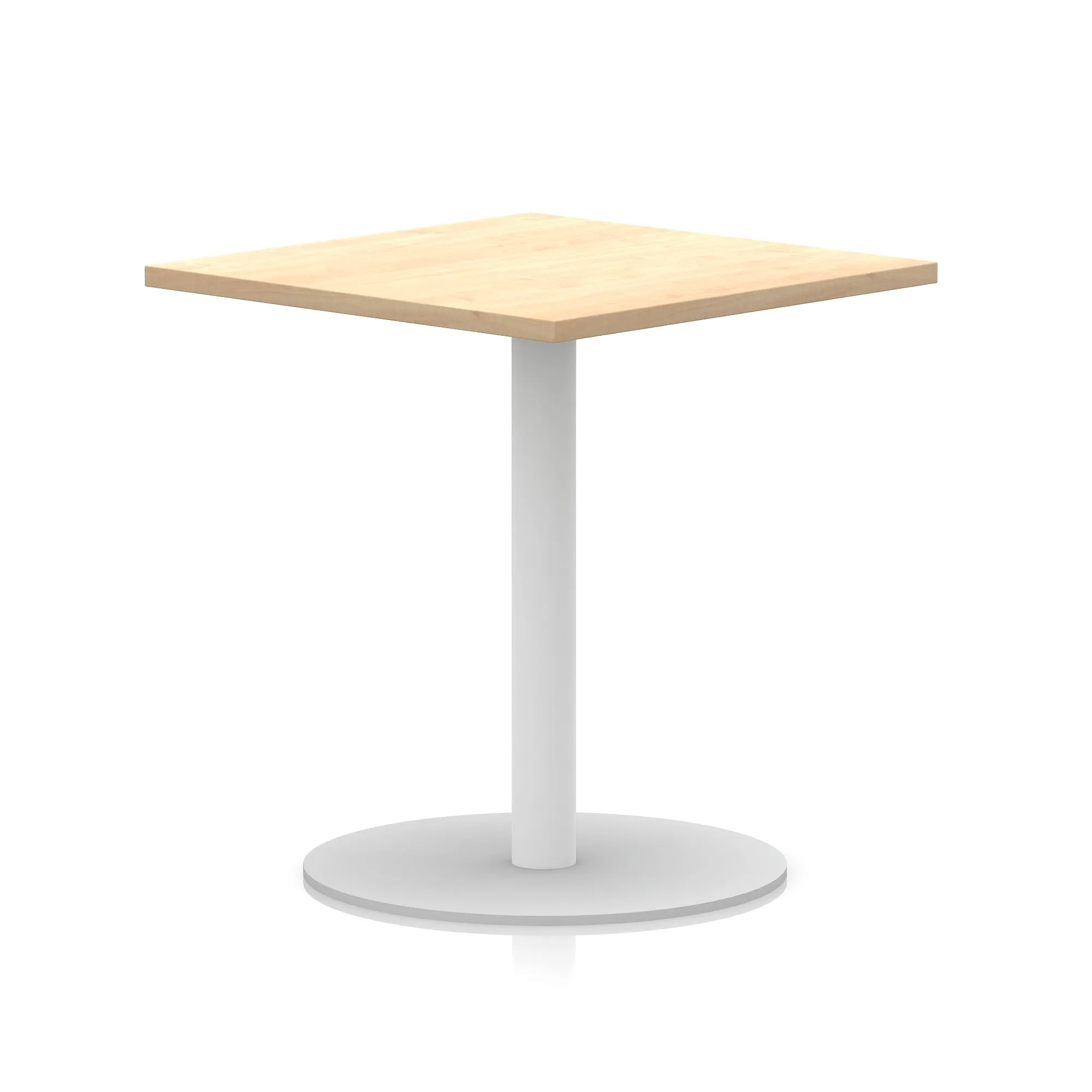 EE - Italia Square Poseur Table White Leg
