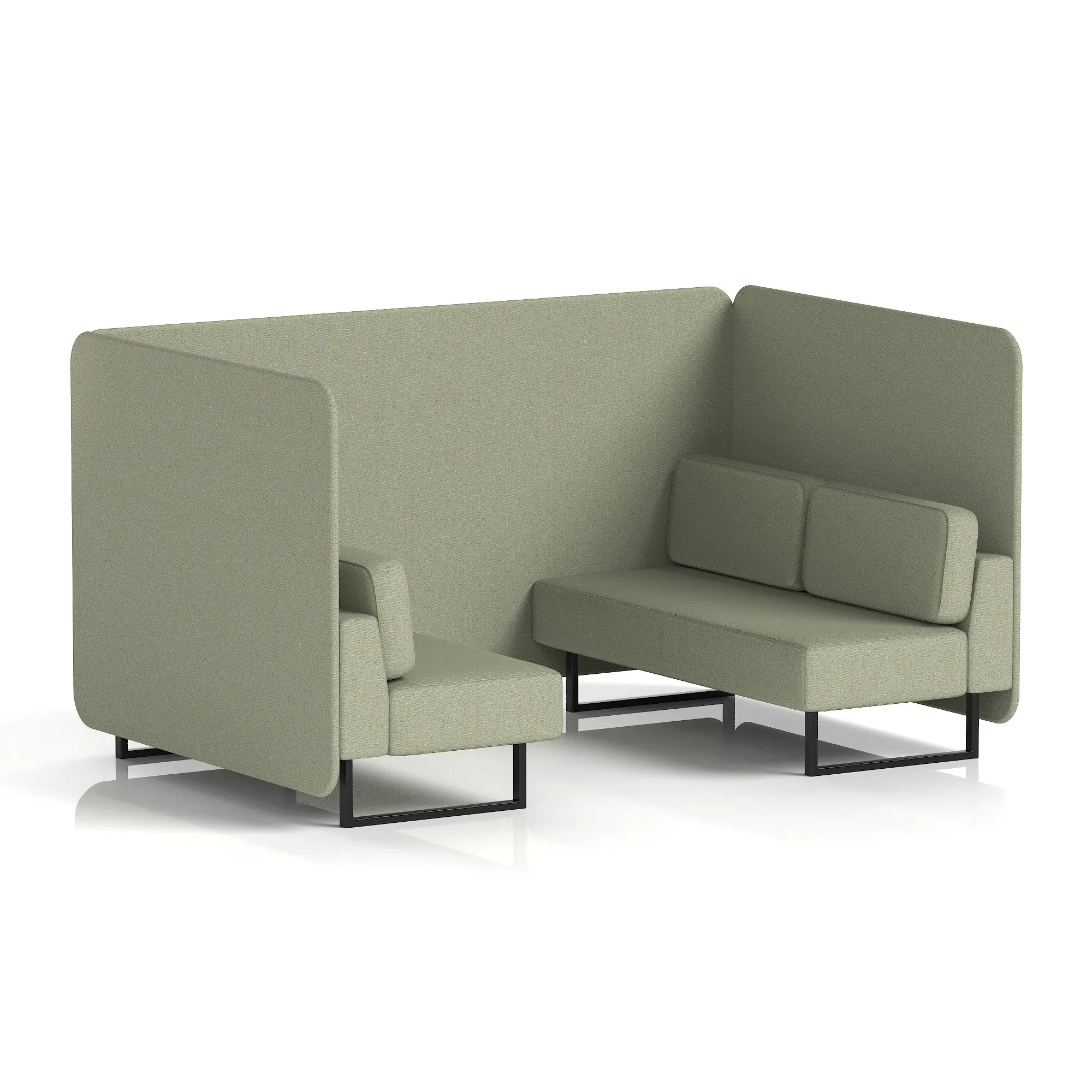 Brixworth Bench Booth in Single Tone