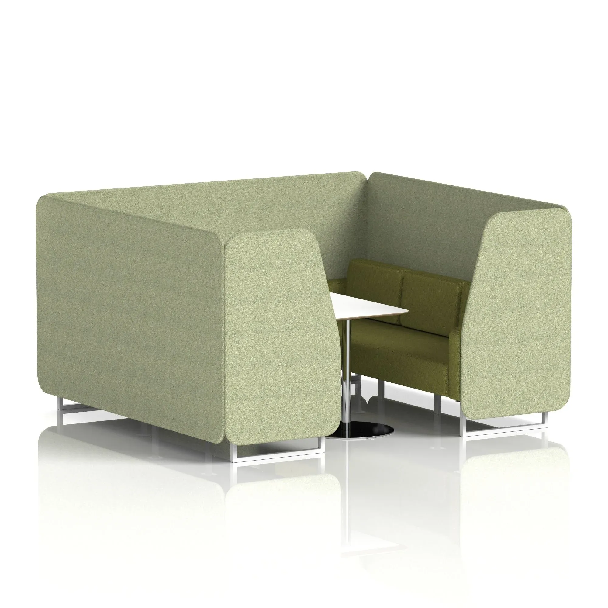 Brixworth Booth With White Table In Two Tone
