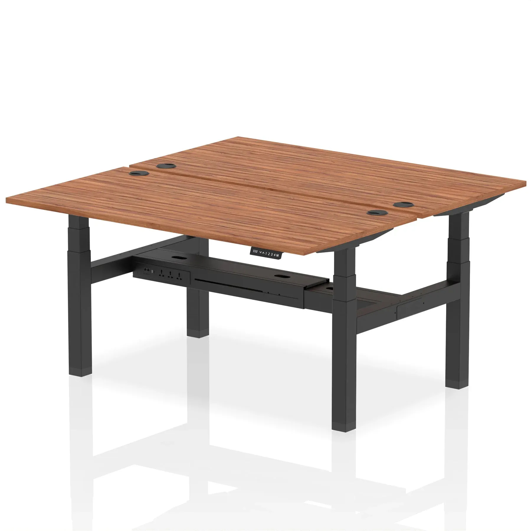 OE - Air Back-to-Back Height Adjustable Bench Desk - 2 Person