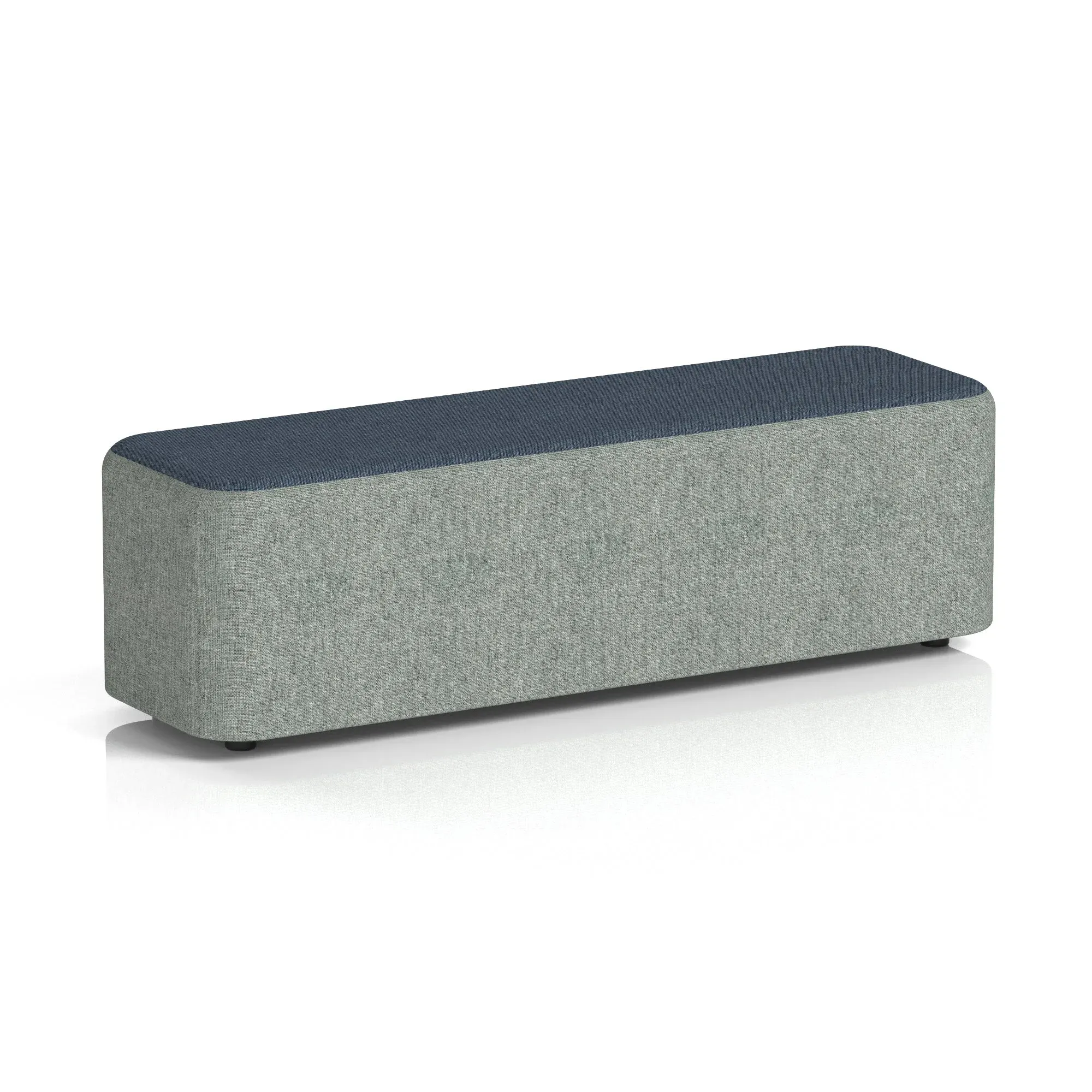 EE - Harlestone Rectangular Stool in Two Tone