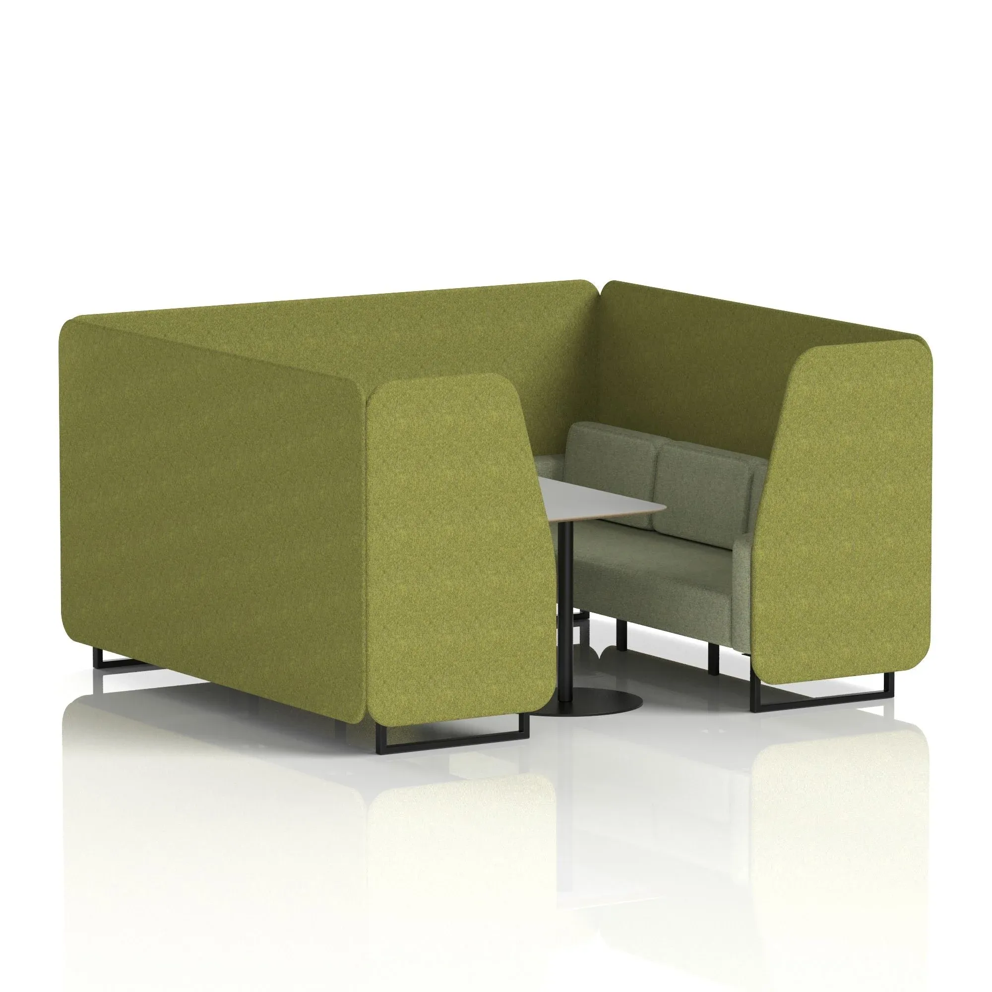 EE - Brixworth Booth With Grey Table In Two Tone
