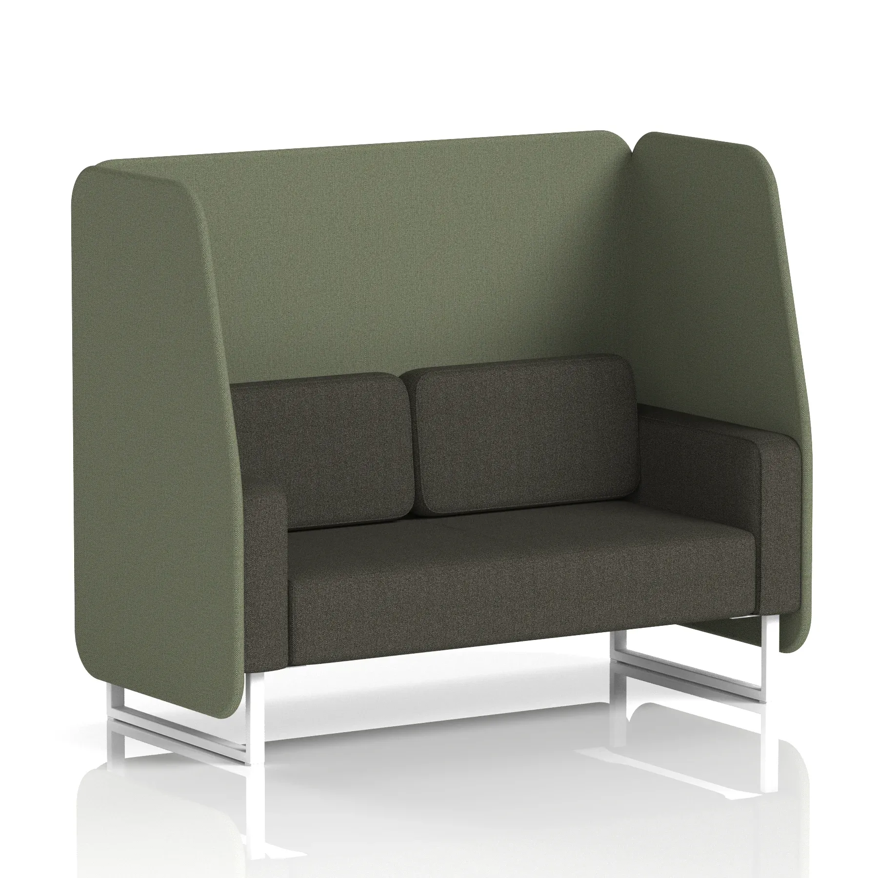 Brixworth Open Booth in Two Tone