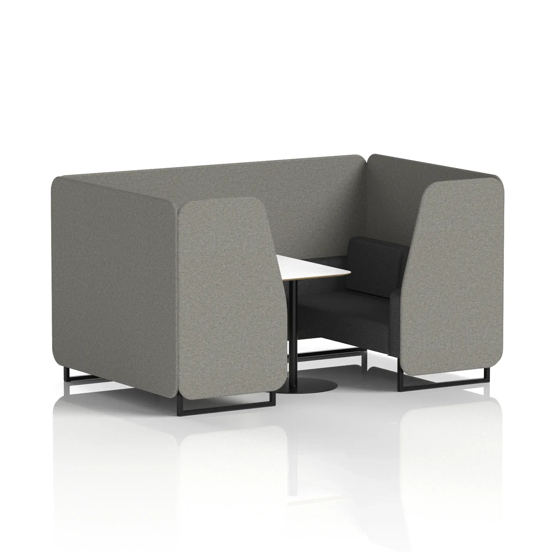 Brixworth Booth With White Table In Two Tone