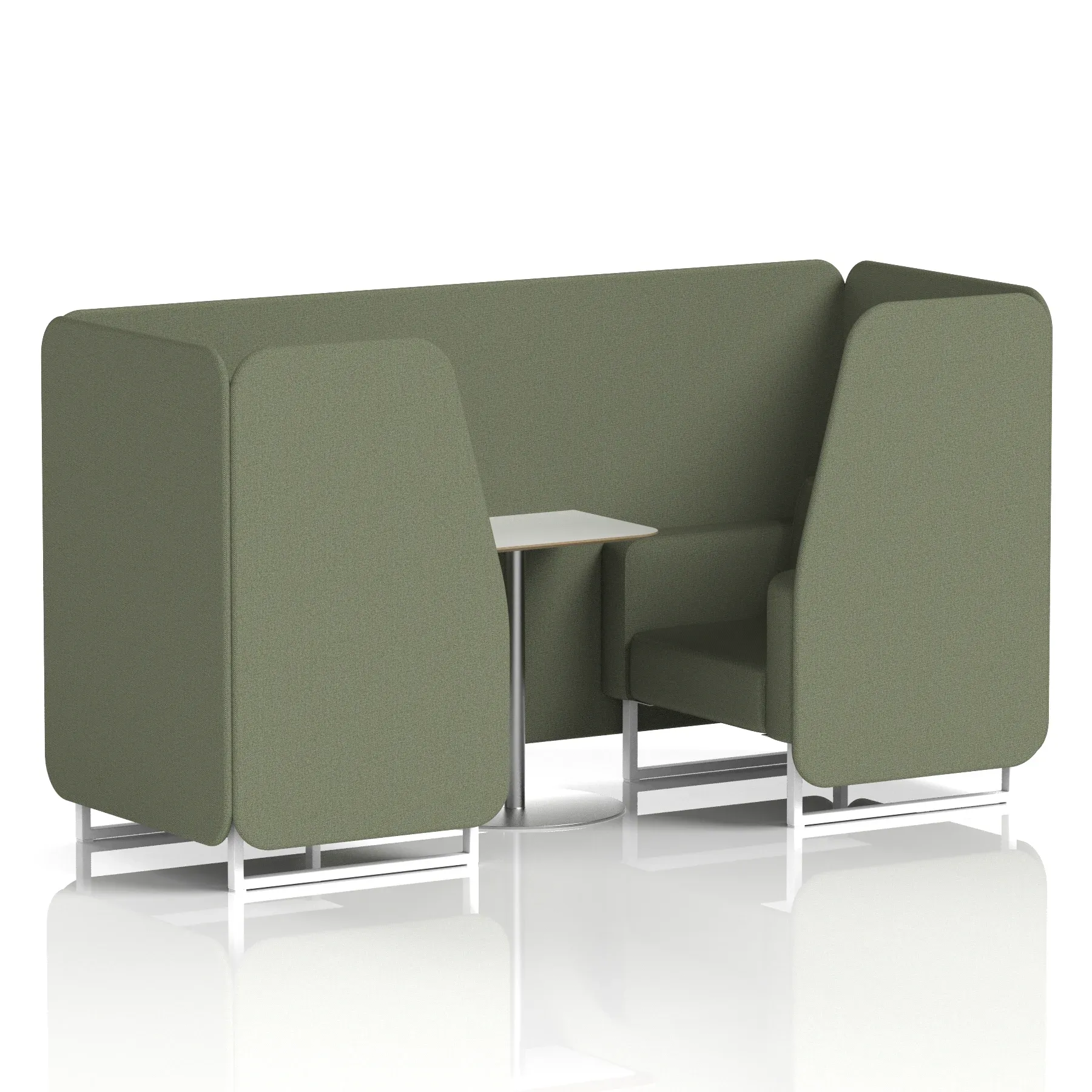 Brixworth Booth With White Table In Single Tone