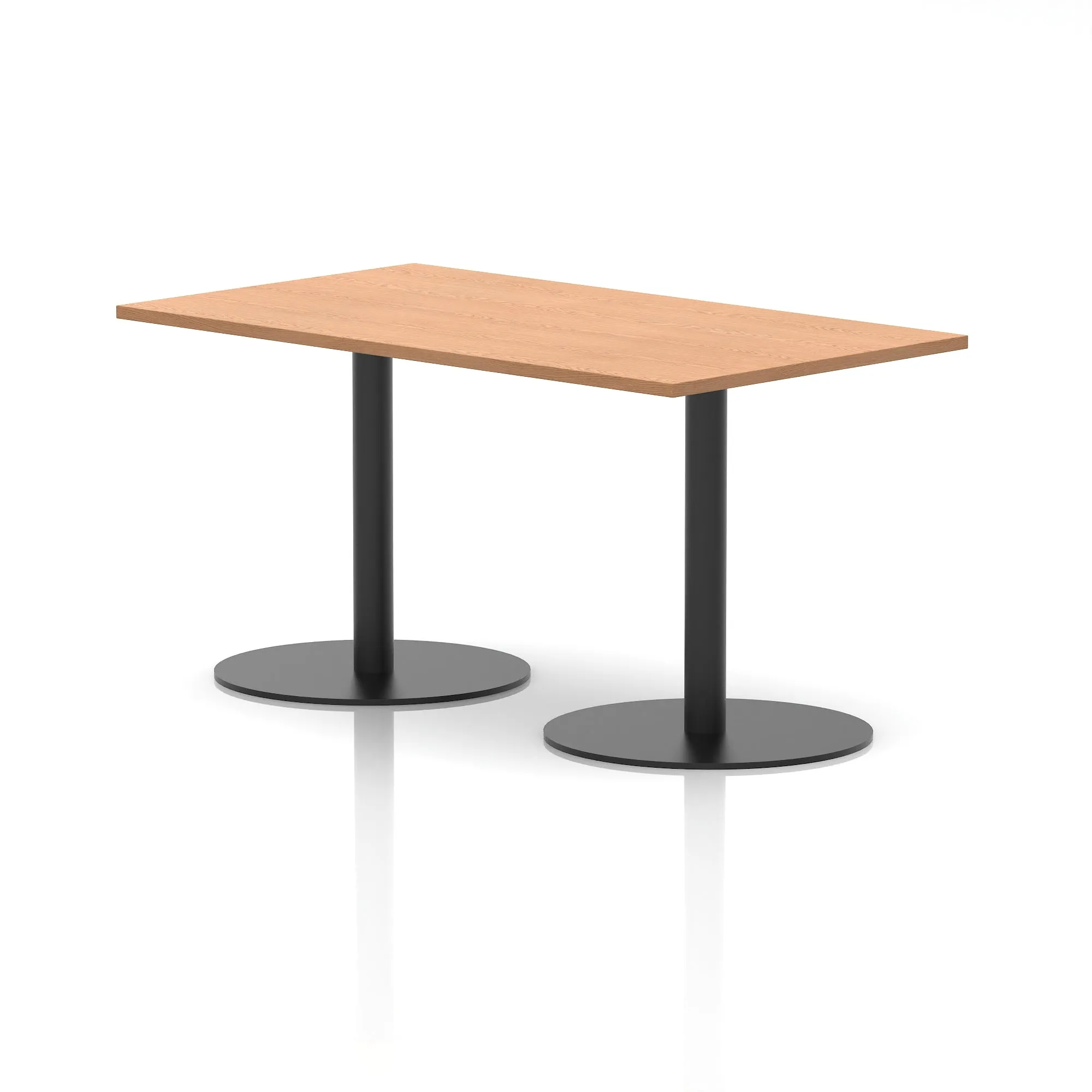 EE - Italia Rectangular Poseur Table Black Leg