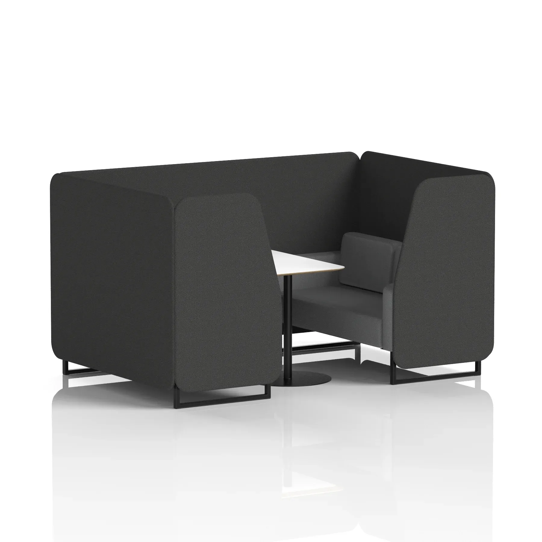 Brixworth Booth With White Table In Two Tone