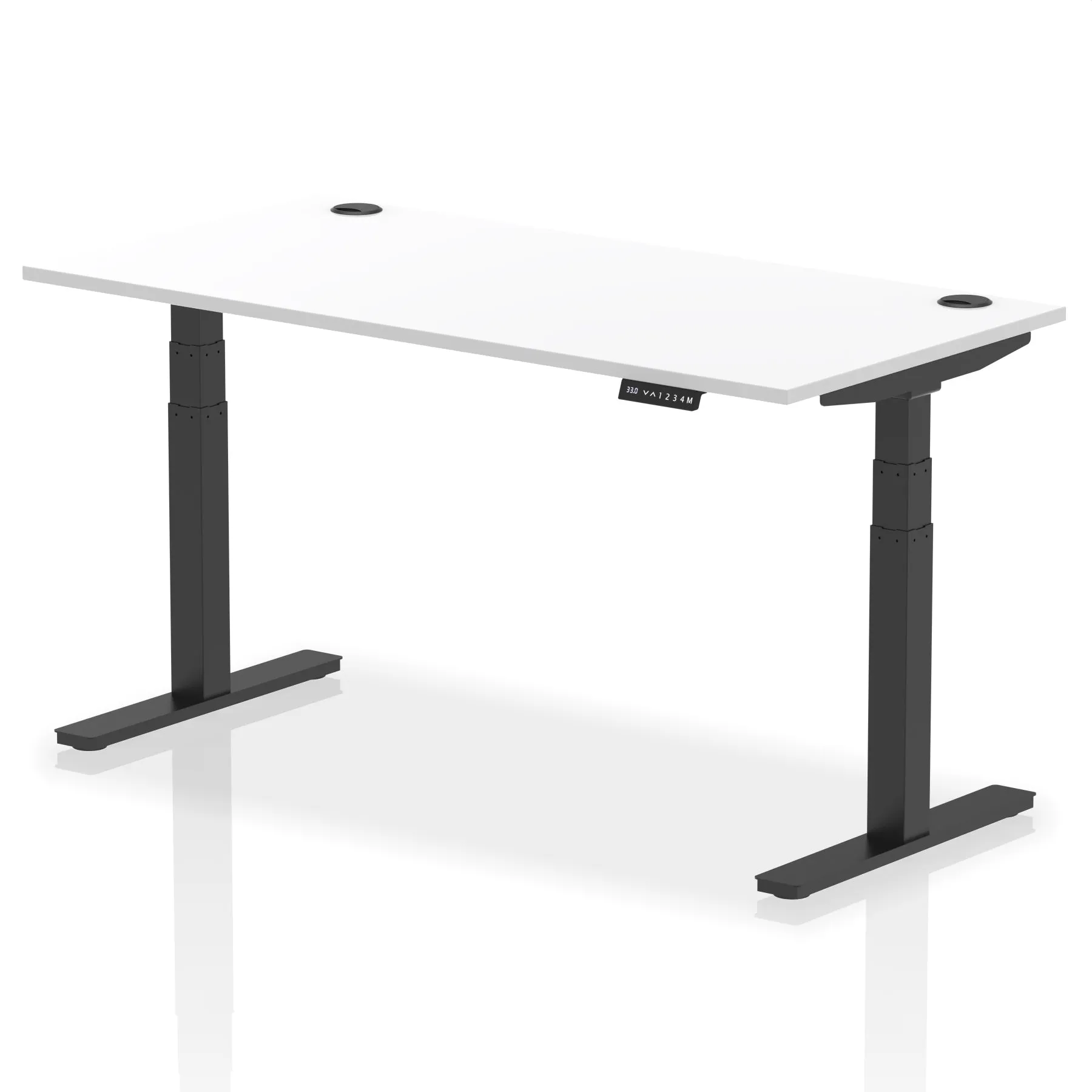 EE - Air Height Adjustable Desk With Cable Ports