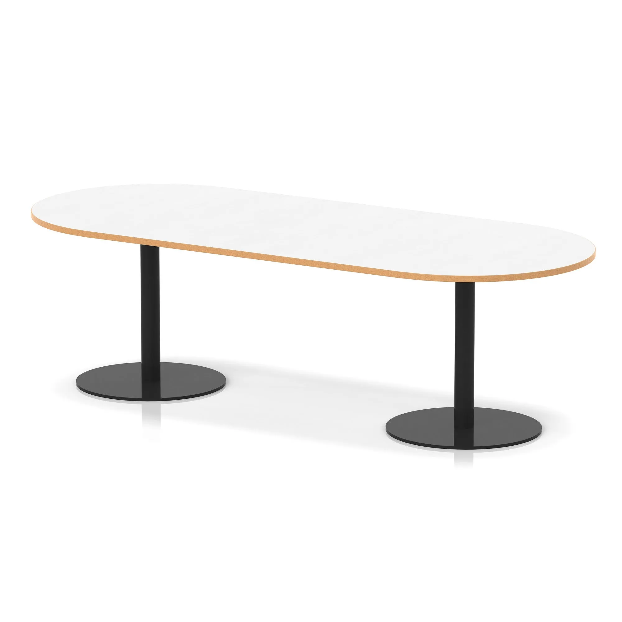 Italia Boardroom Table Black Leg