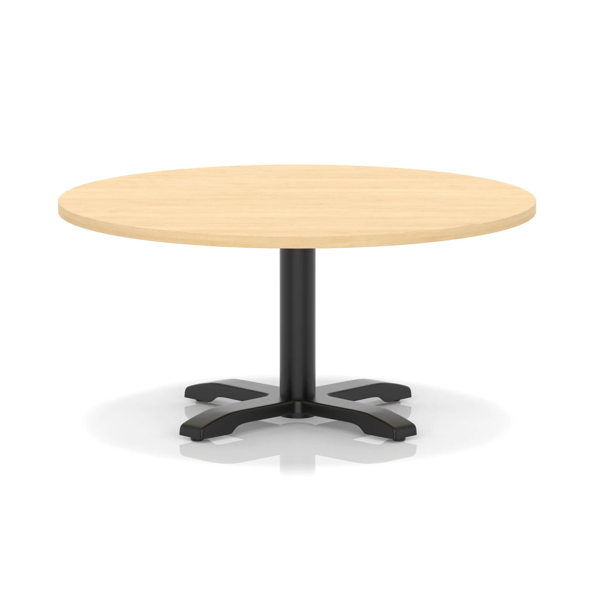 Italia Round Coffee Table With Cross Base