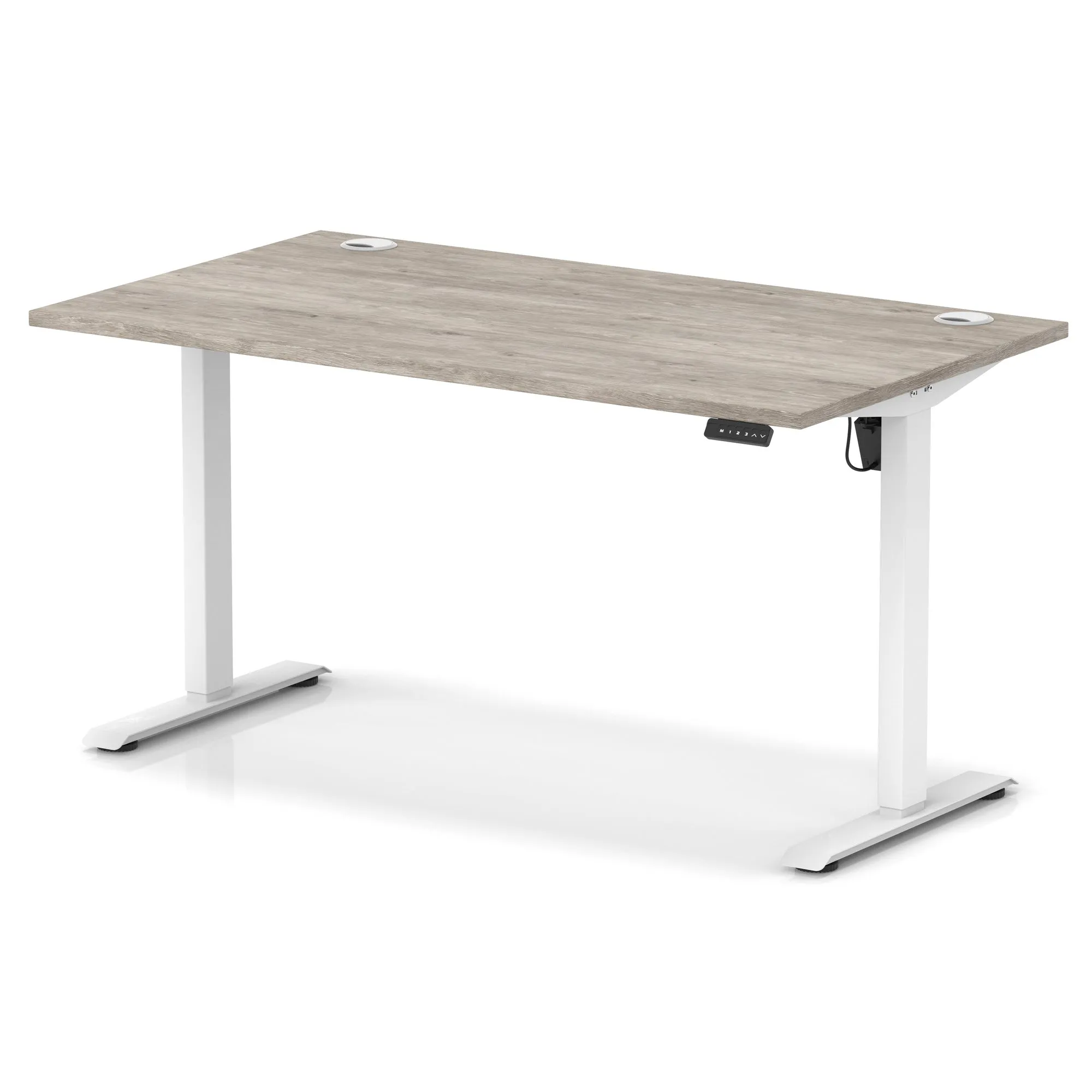 Air Lite Height Adjustable Desk With Cable Ports