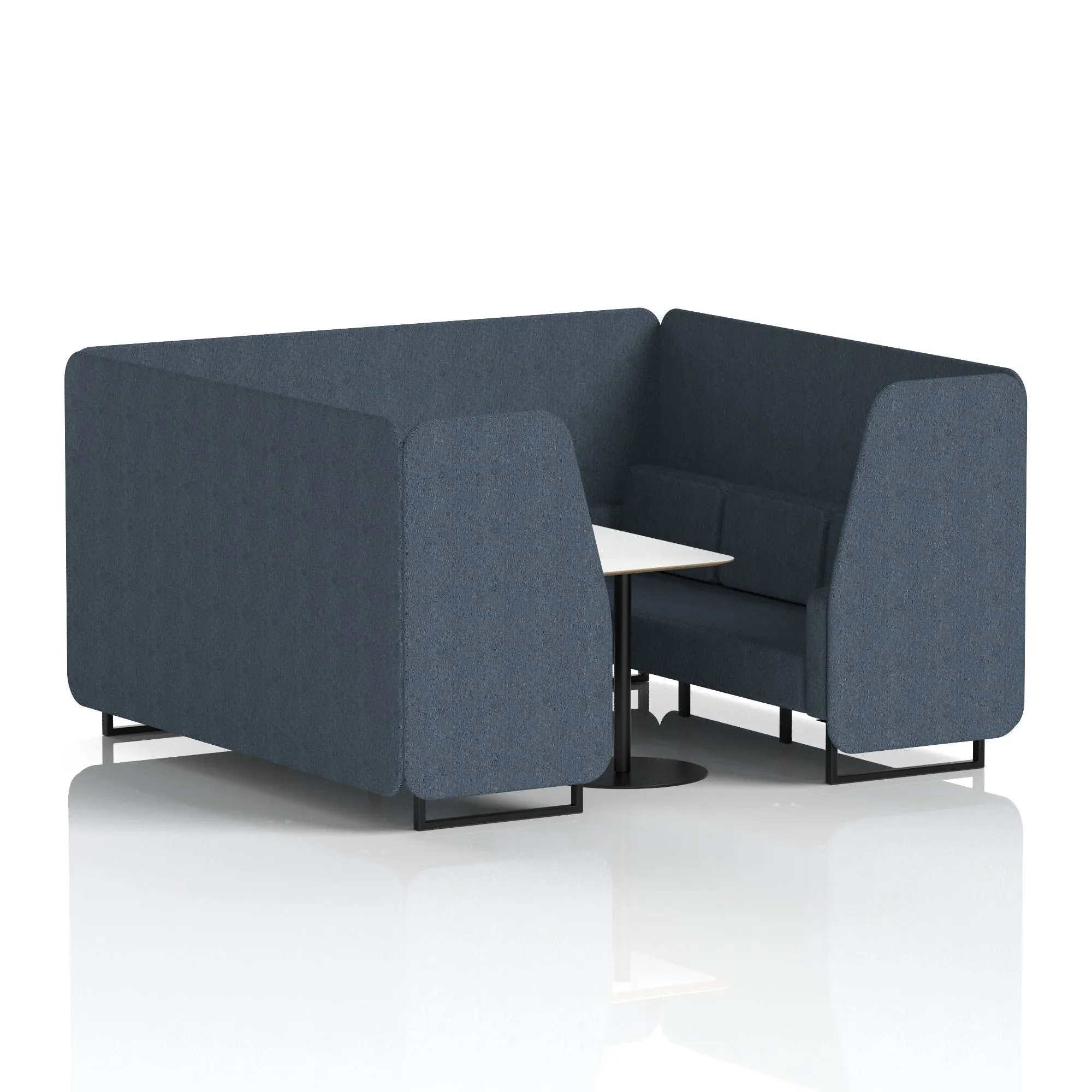 EE - Brixworth Booth With White Table In Single Tone