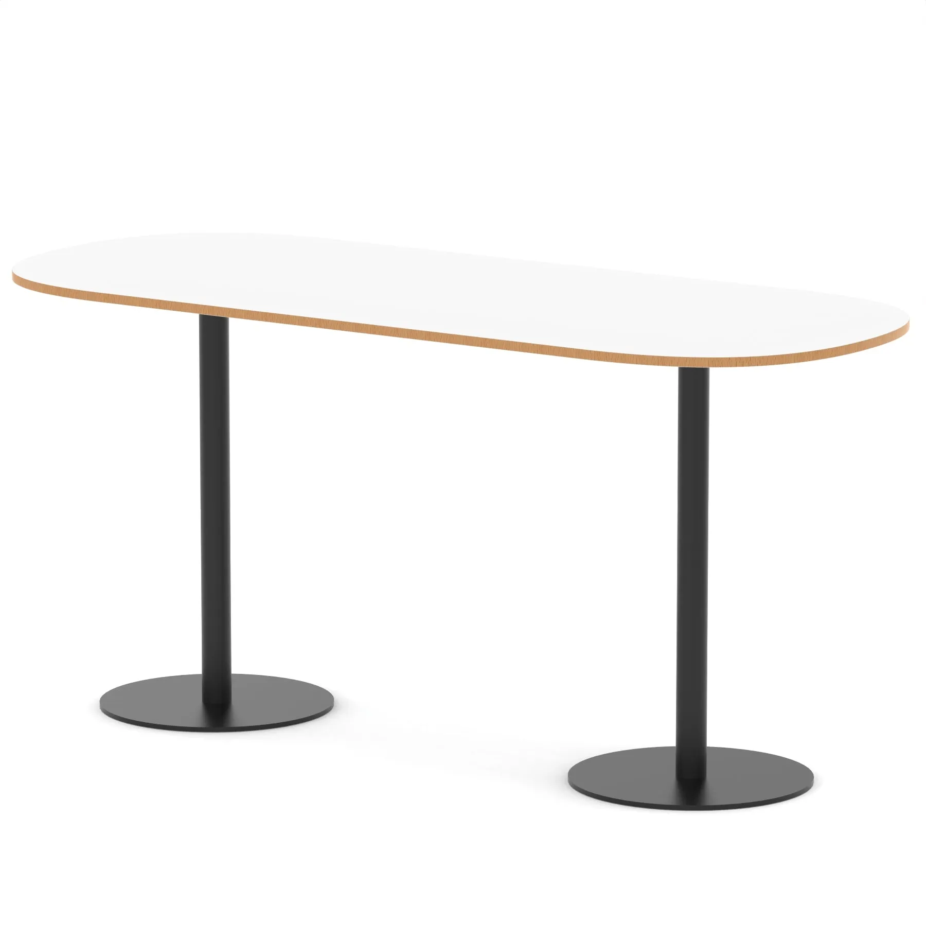 Italia Boardroom Table Black Leg