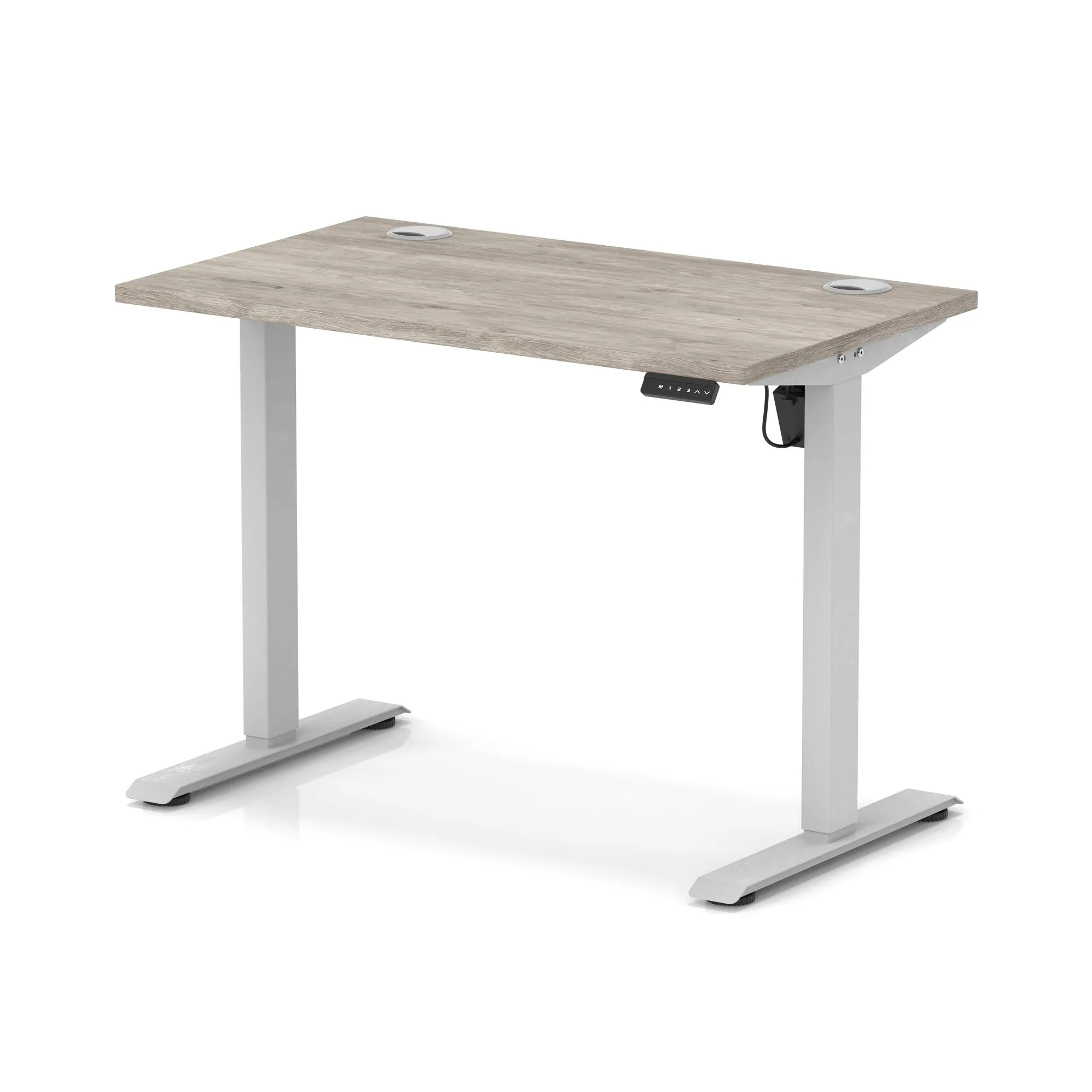 OE - Air Lite Height Adjustable Slimline Desk With Cable Ports