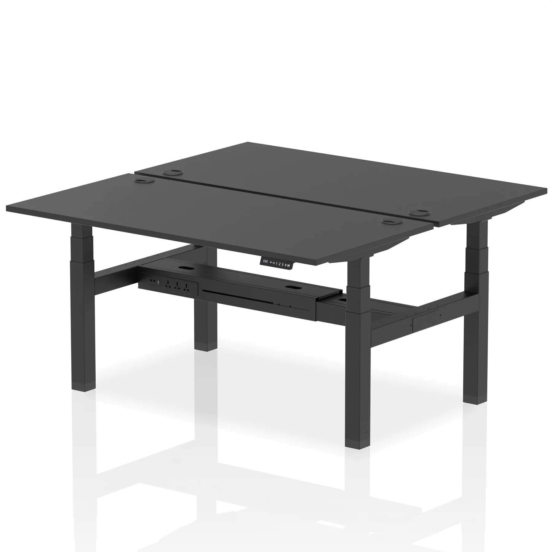 OE - Air Back-to-Back Height Adjustable Bench Desk - 2 Person