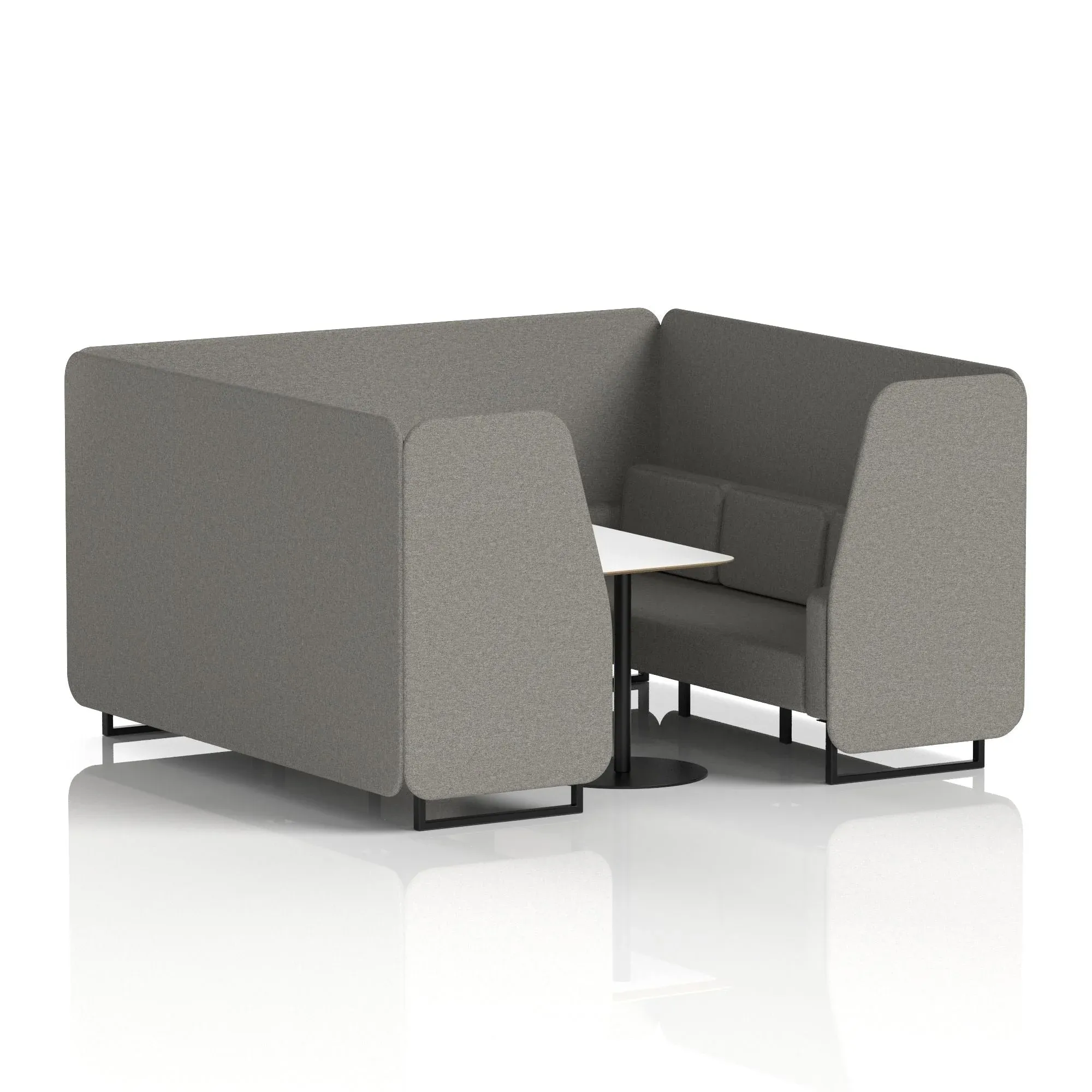 Brixworth Booth With White Table In Single Tone