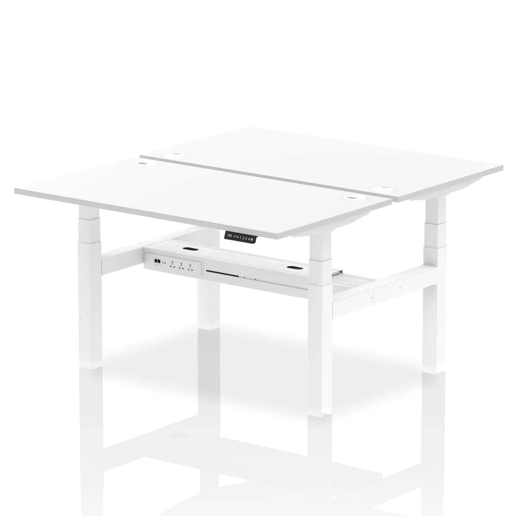 OE - Air Back-to-Back Height Adjustable Bench Desk - 2 Person