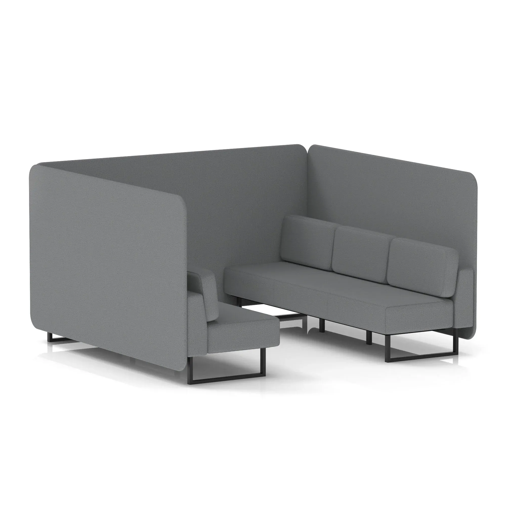 Brixworth Bench Booth in Single Tone