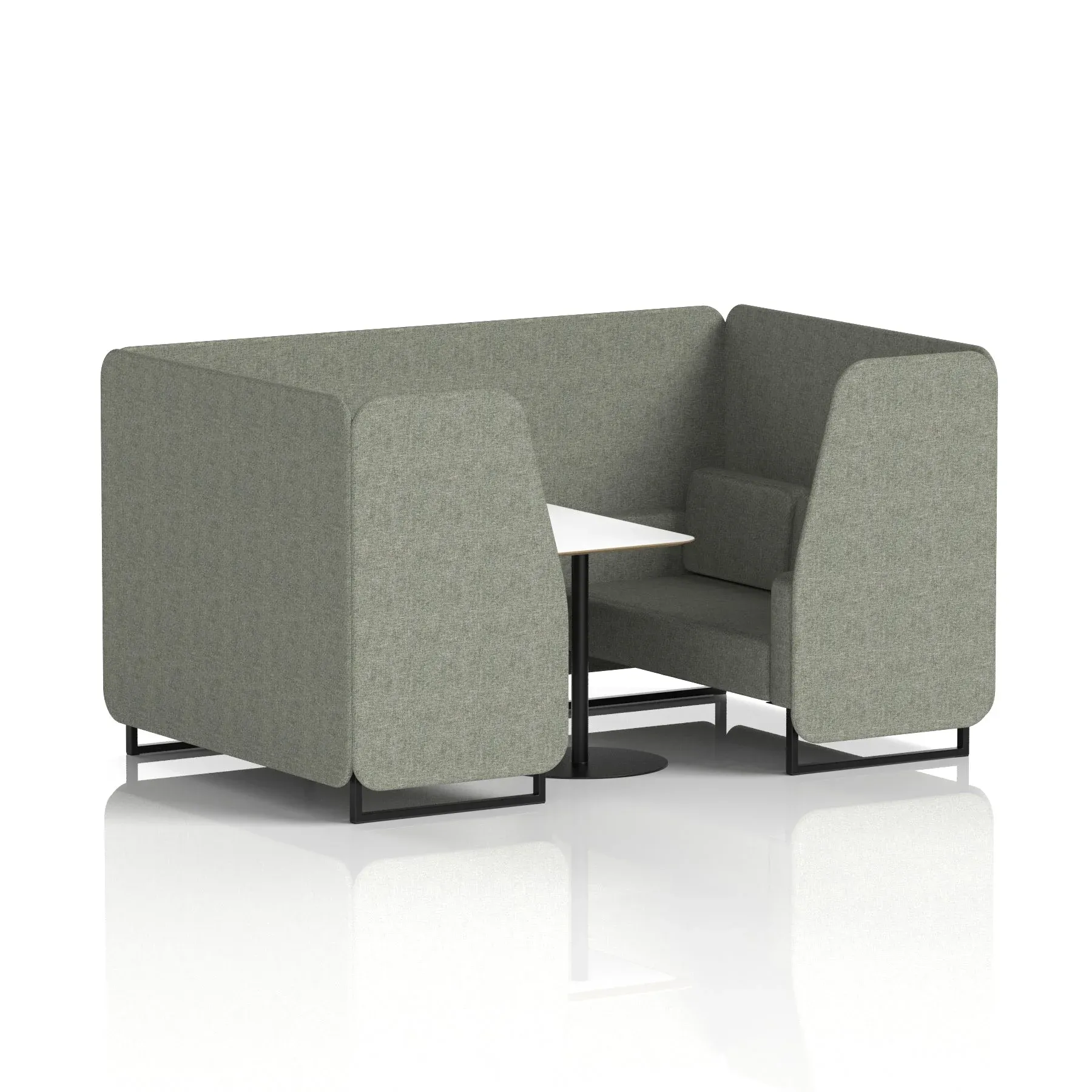 EE - Brixworth Booth With White Table In Single Tone