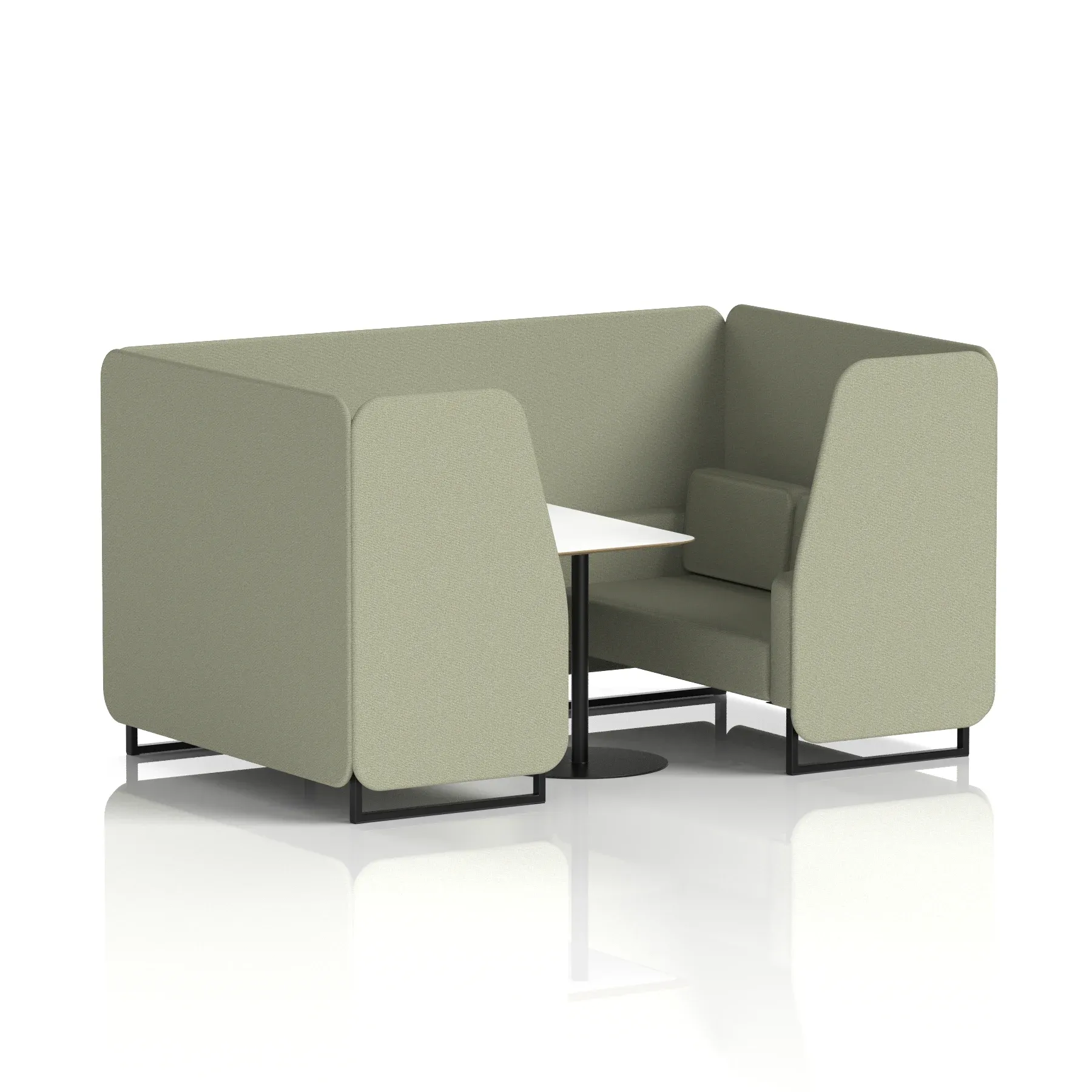 Brixworth Booth With White Table In Single Tone