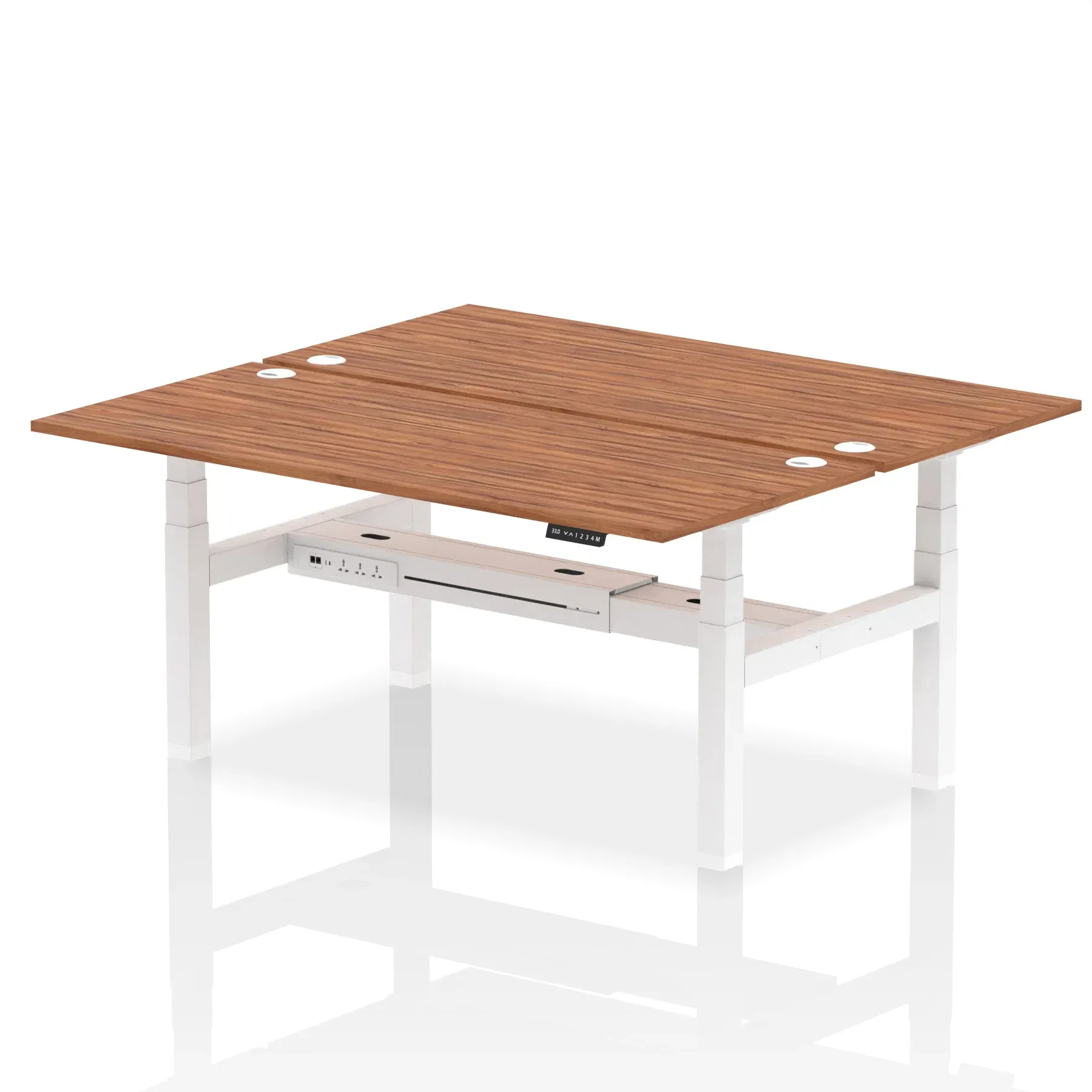 OE - Air Back-to-Back Height Adjustable Bench Desk - 2 Person