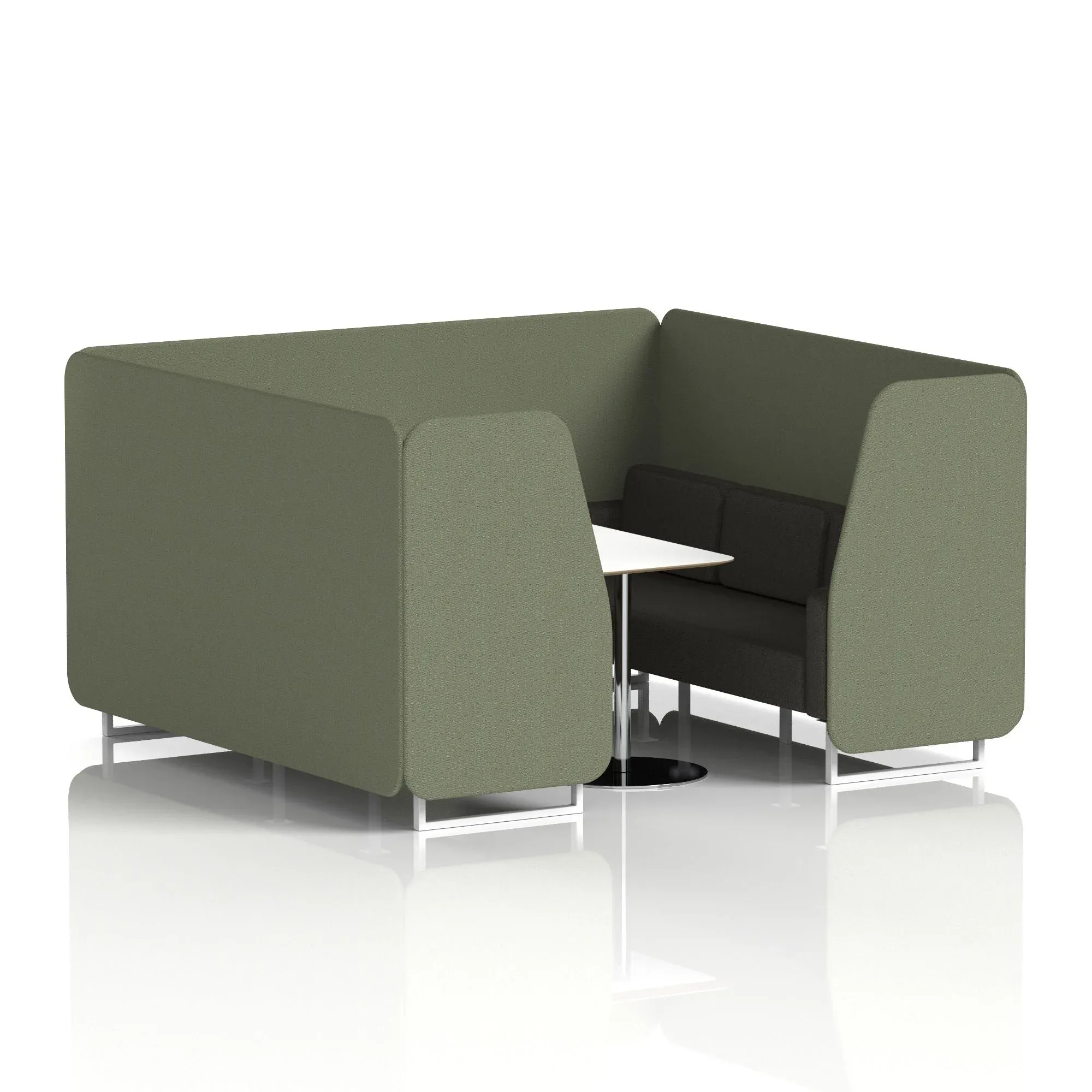 Brixworth Booth With White Table In Two Tone