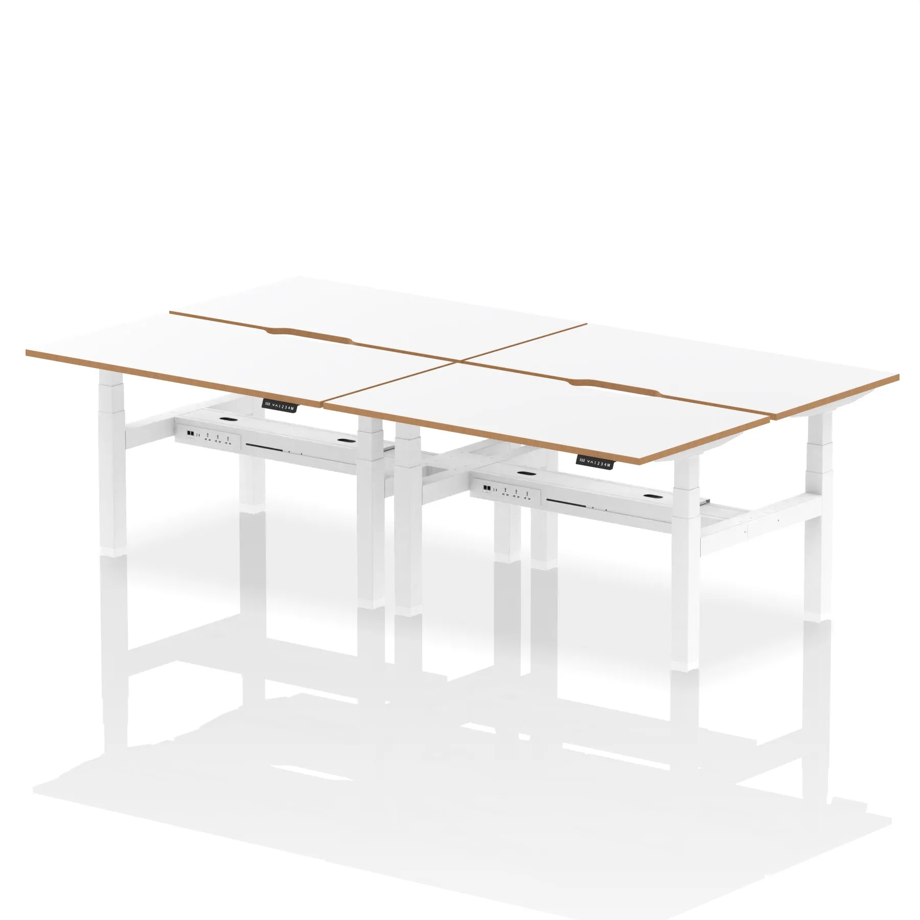 Oslo Air Back-to-Back Height Adjustable Bench Desk