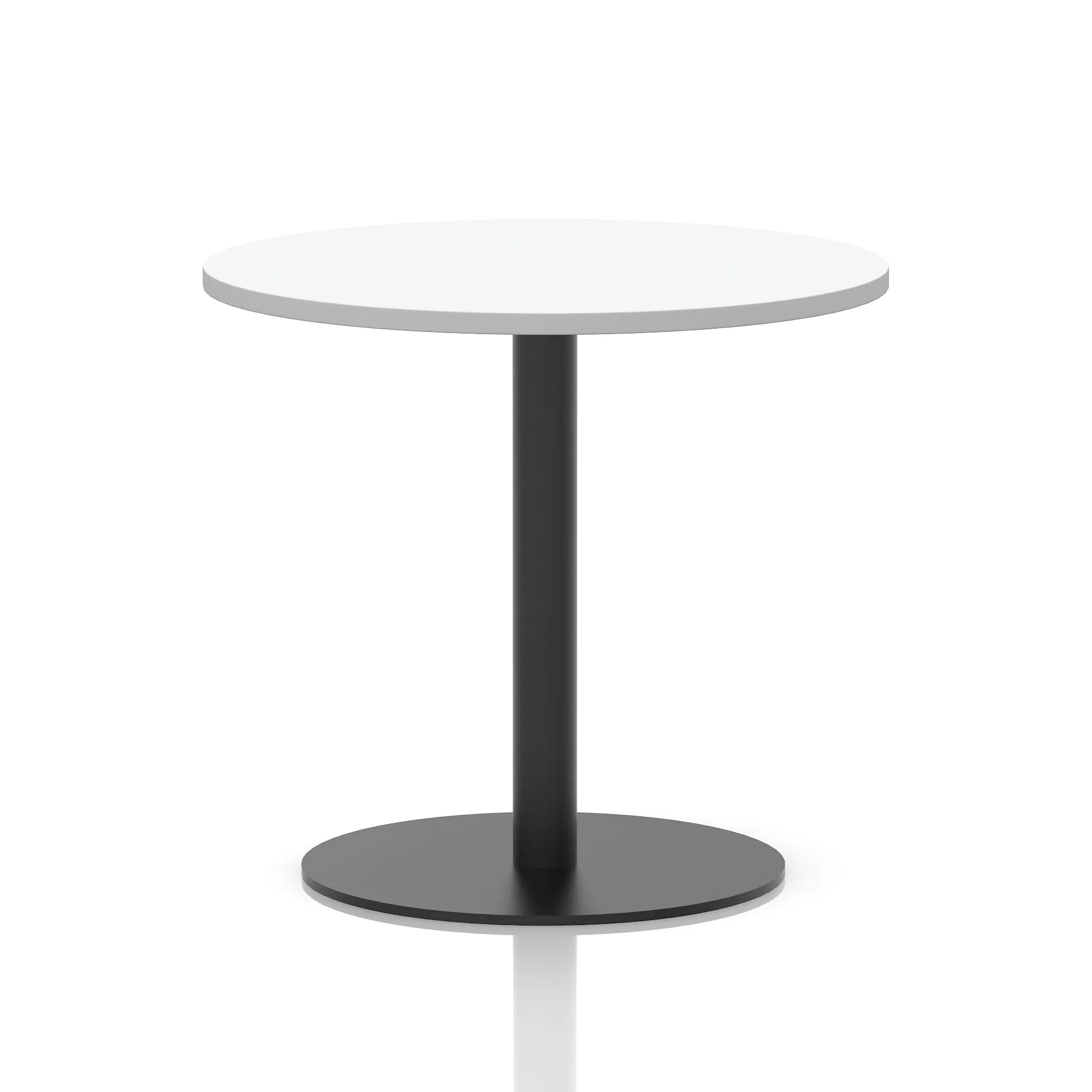 EE - Italia Round Poseur Table Black Leg