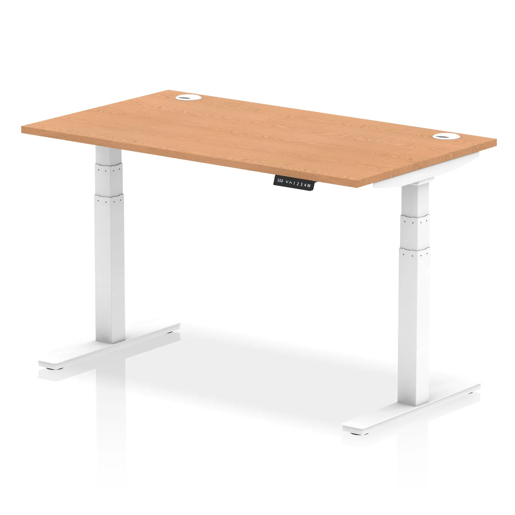 EE - Air Height Adjustable Desk With Cable Ports
