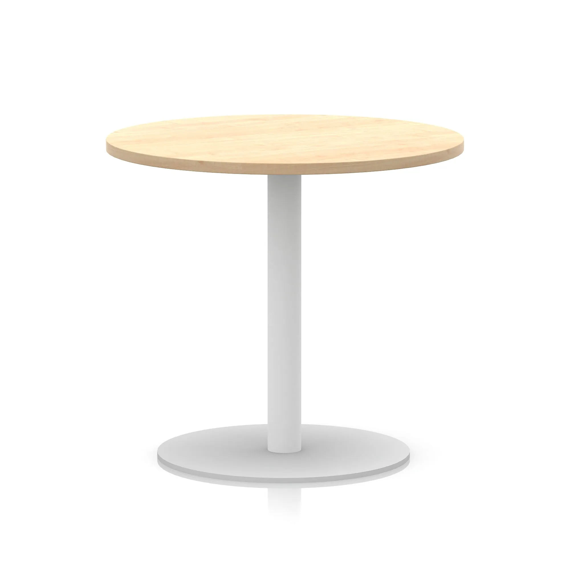 EE - Italia Round Poseur Table White Leg