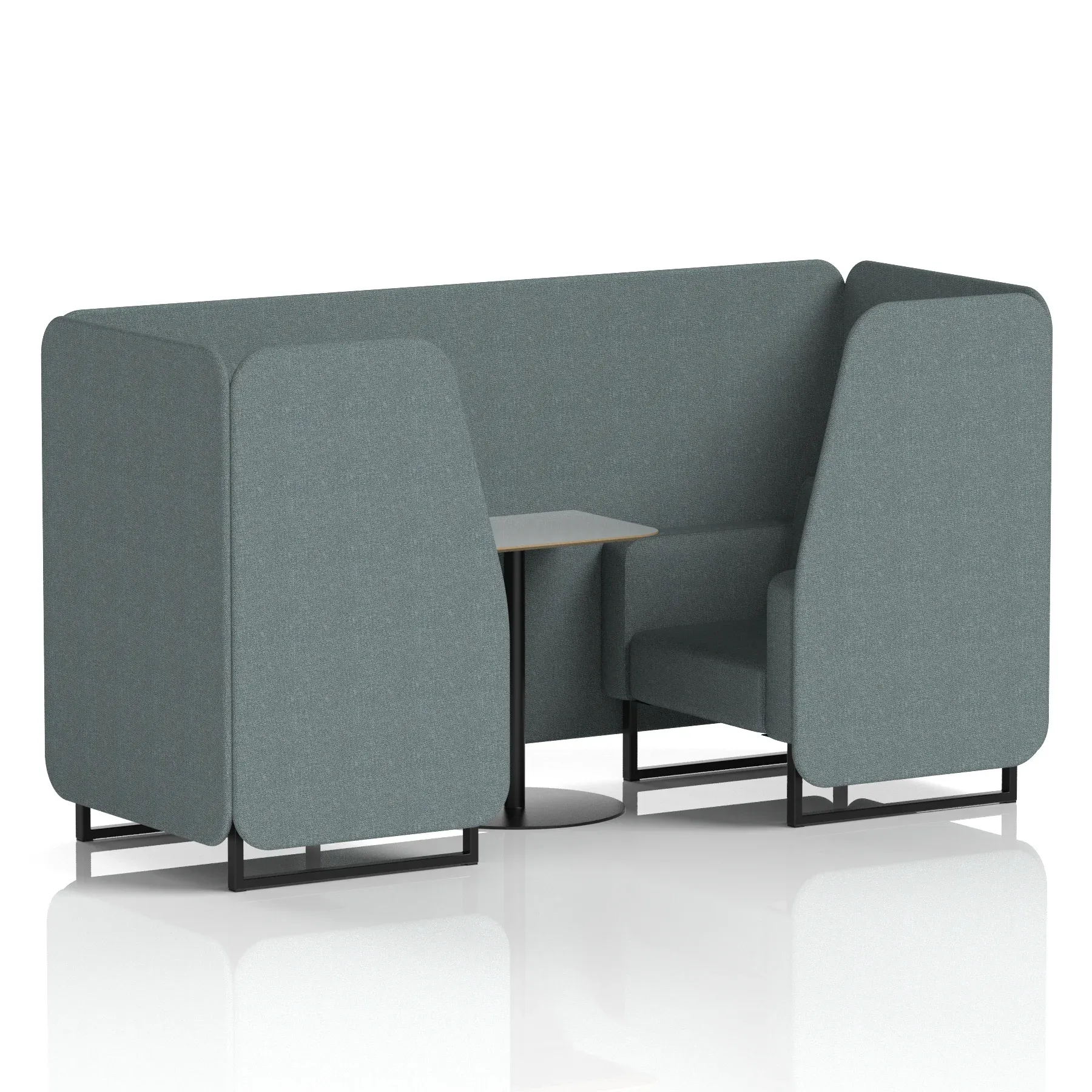 Brixworth Booth With Grey Table In Single Tone