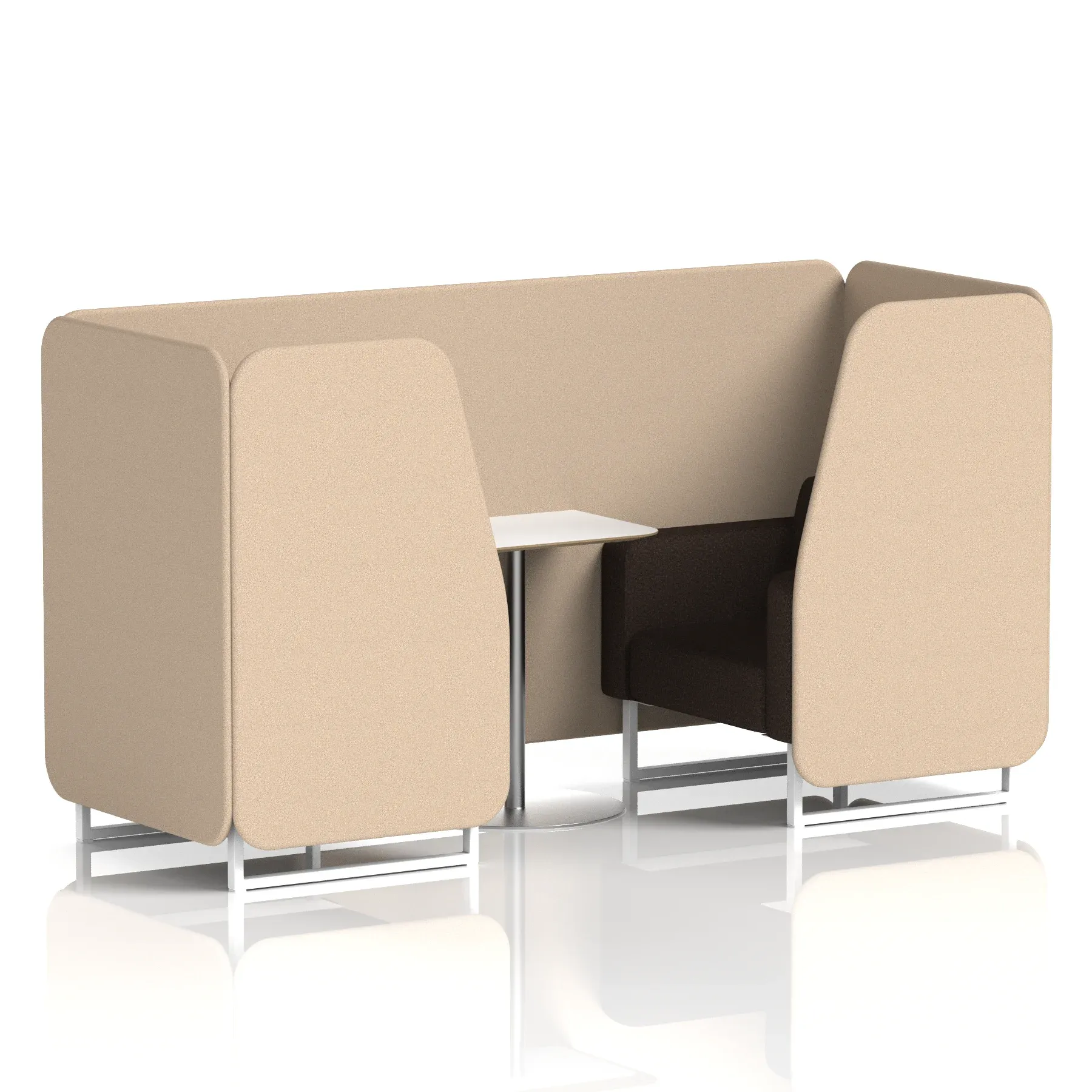Brixworth Booth With White Table In Two Tone